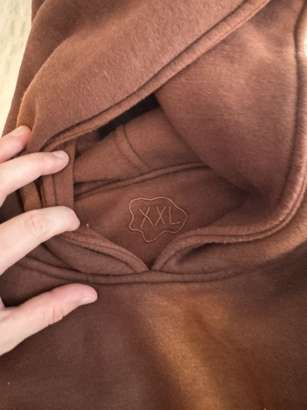 Thirteen Studios BROWN ‘2 LAYER’ HOODIE Size US XXL / EU 58 / 5 - 4 Thumbnail