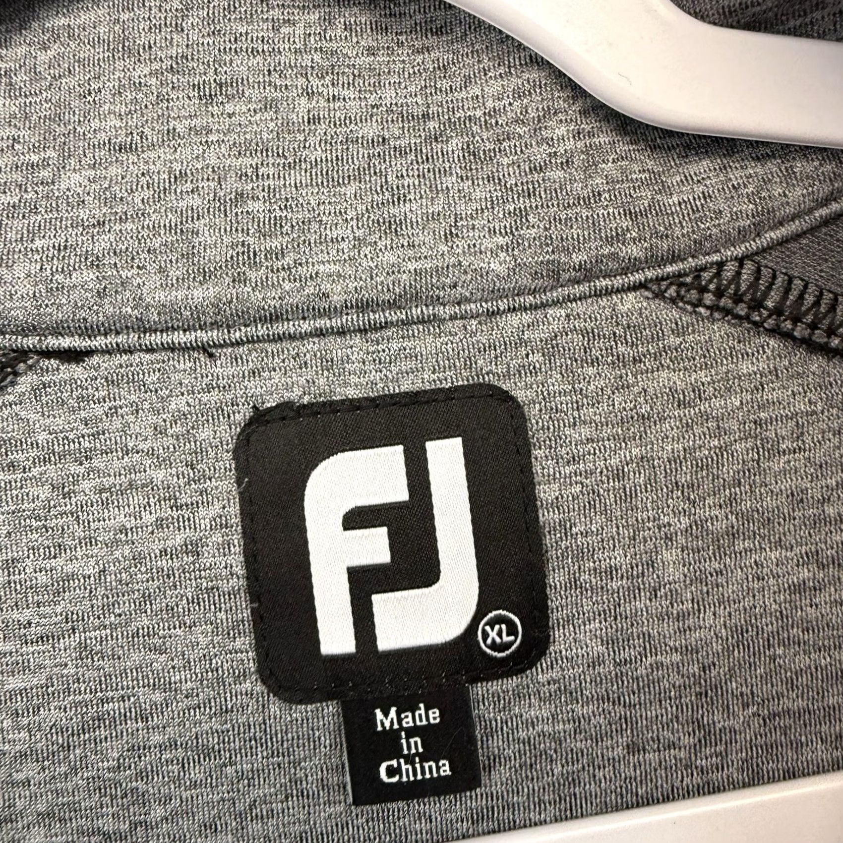 Footjoy Footjoy 1/4 Zip Men XL Black Pullover Sweatshirt Ribbed Quilted Golf Performance FJ Shirt Size US XL / EU 56 / 4 - 3 Thumbnail