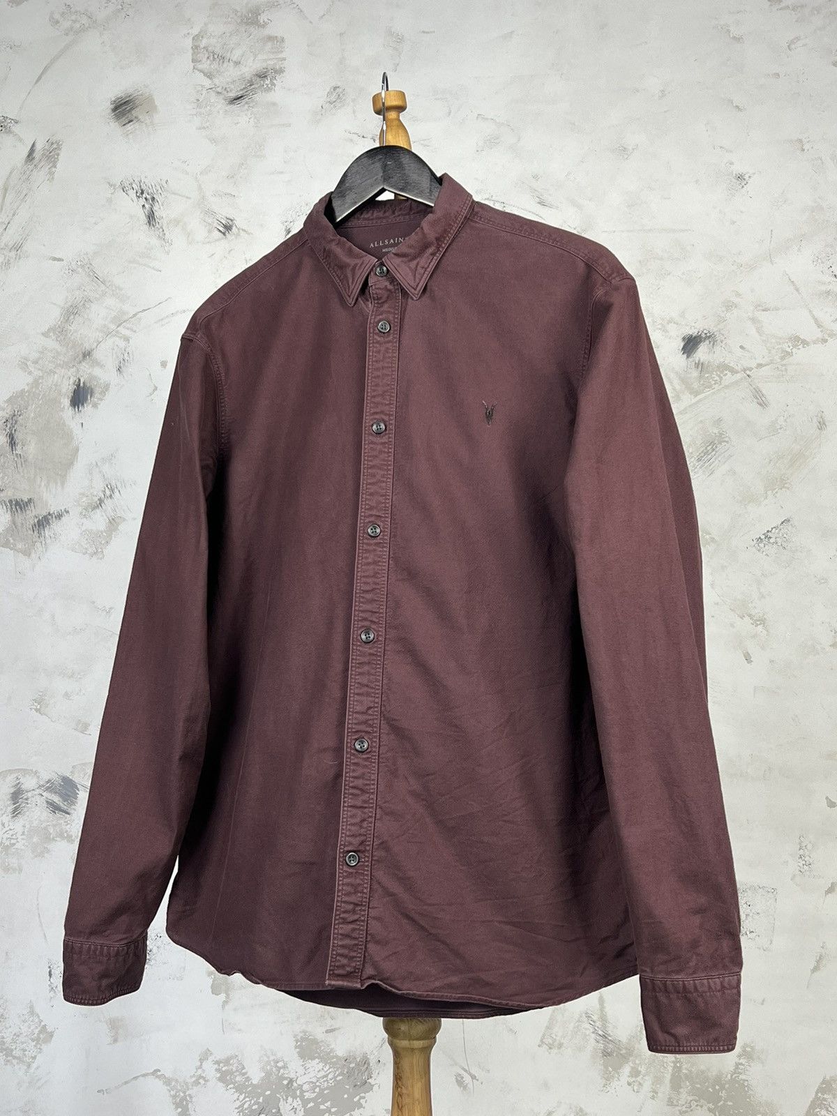 Allsaints Vintage AllSaints Button Up Shirt Size S - M Size US M / EU 48-50 / 2 - 1 Thumbnail