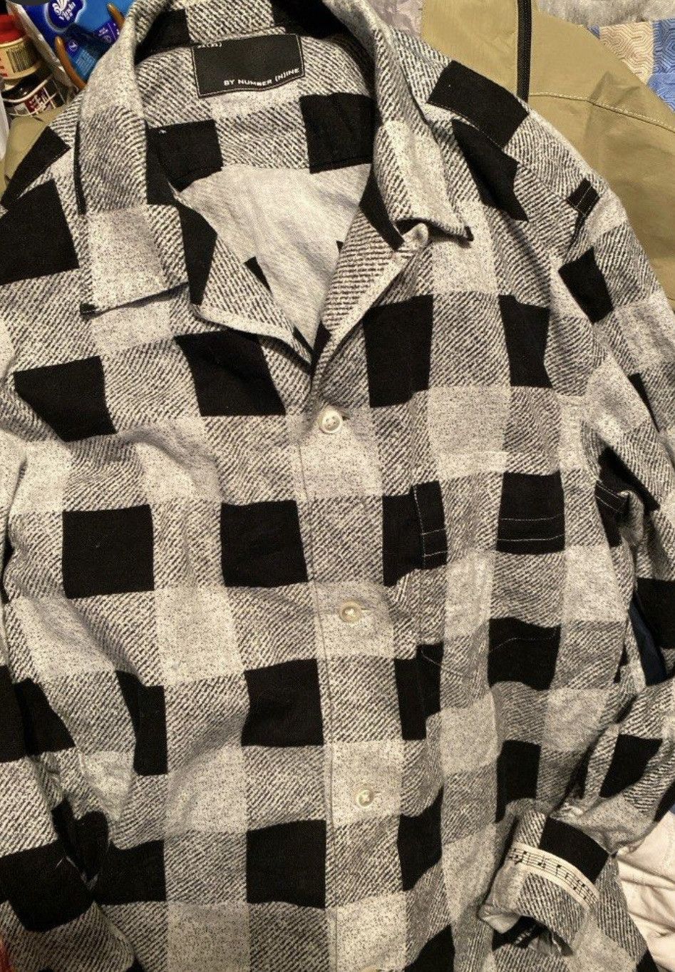 Number (N)ine Number (N) Ine Checkered Shirt Size US M / EU 48-50 / 2 - 1 Thumbnail