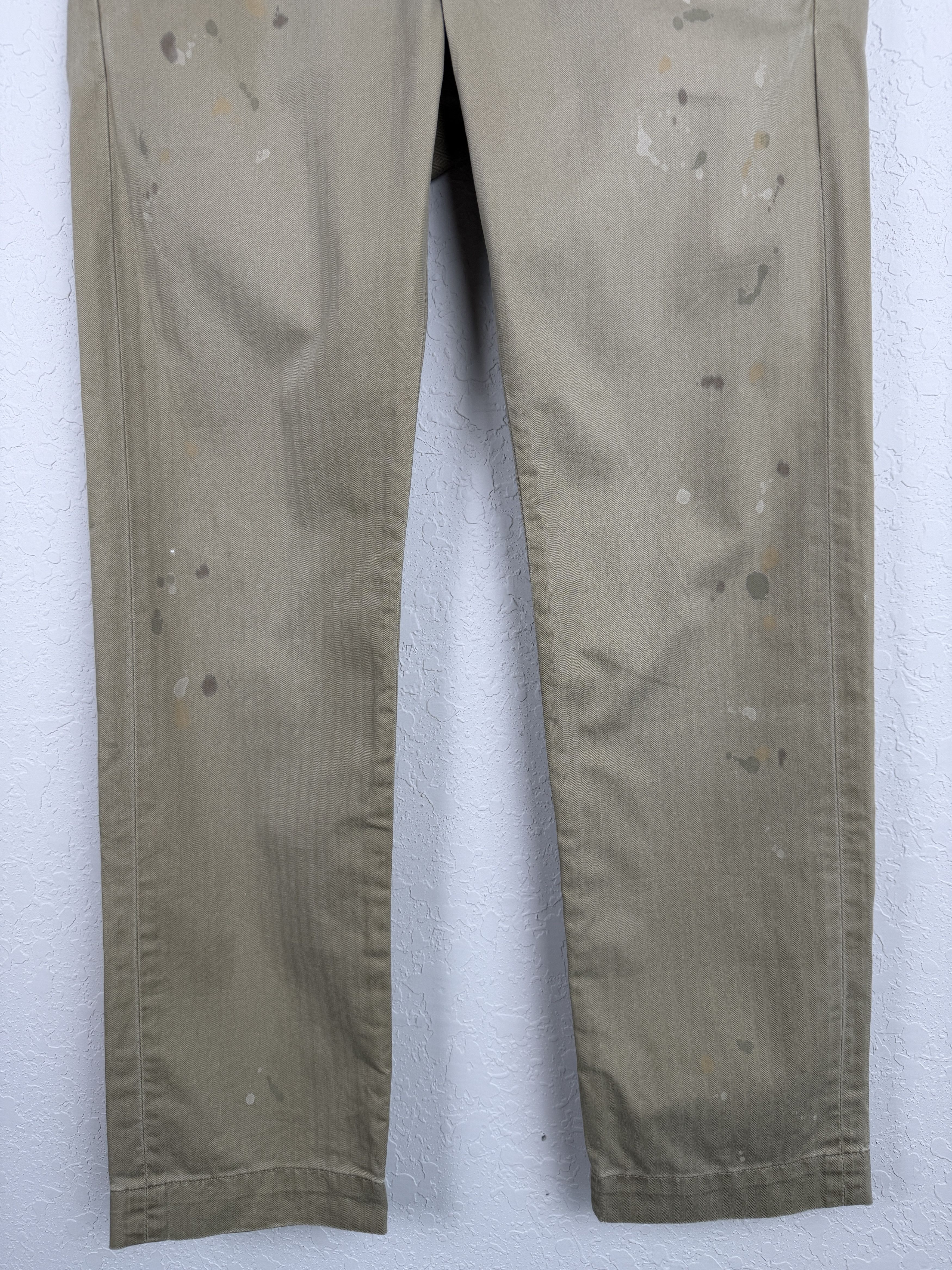 RRL Ralph Lauren Officer Distressed Herringbone Pant Size US 30 / EU 46 - 6 Thumbnail