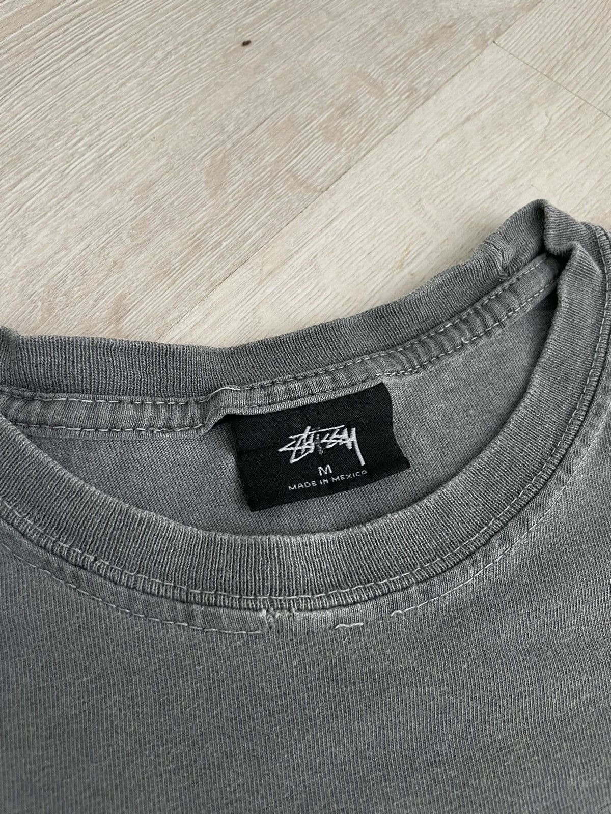 Stussy × Vintage Vintage Stussy Surf Faded T-shirt The Tide Painted Y2k Size US M / EU 48-50 / 2 - 5 Thumbnail