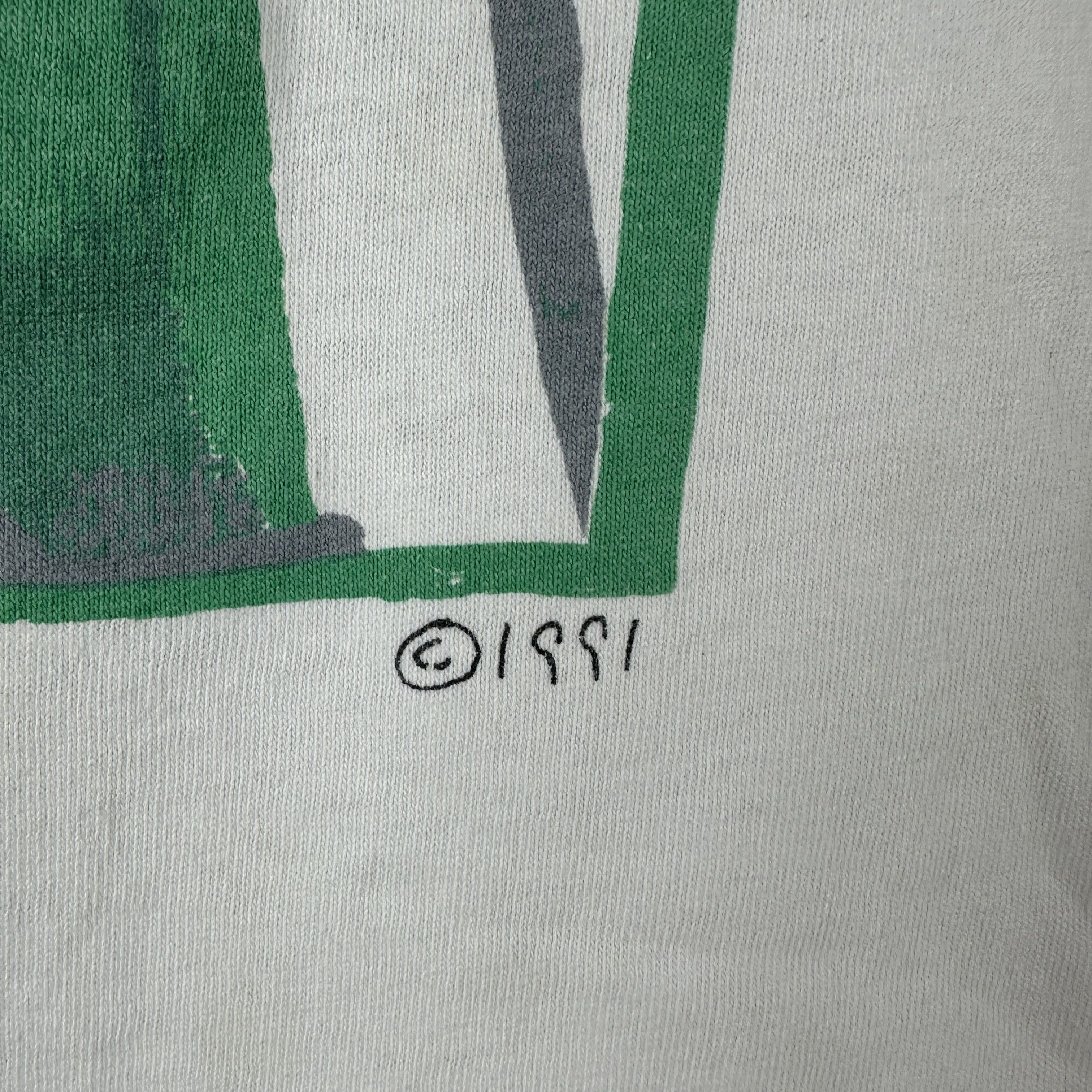 Vintage ​​​​1991 Mose Tolliver Art Moset Single Stitch T-shirt Size US XL / EU 56 / 4 - 4 Thumbnail