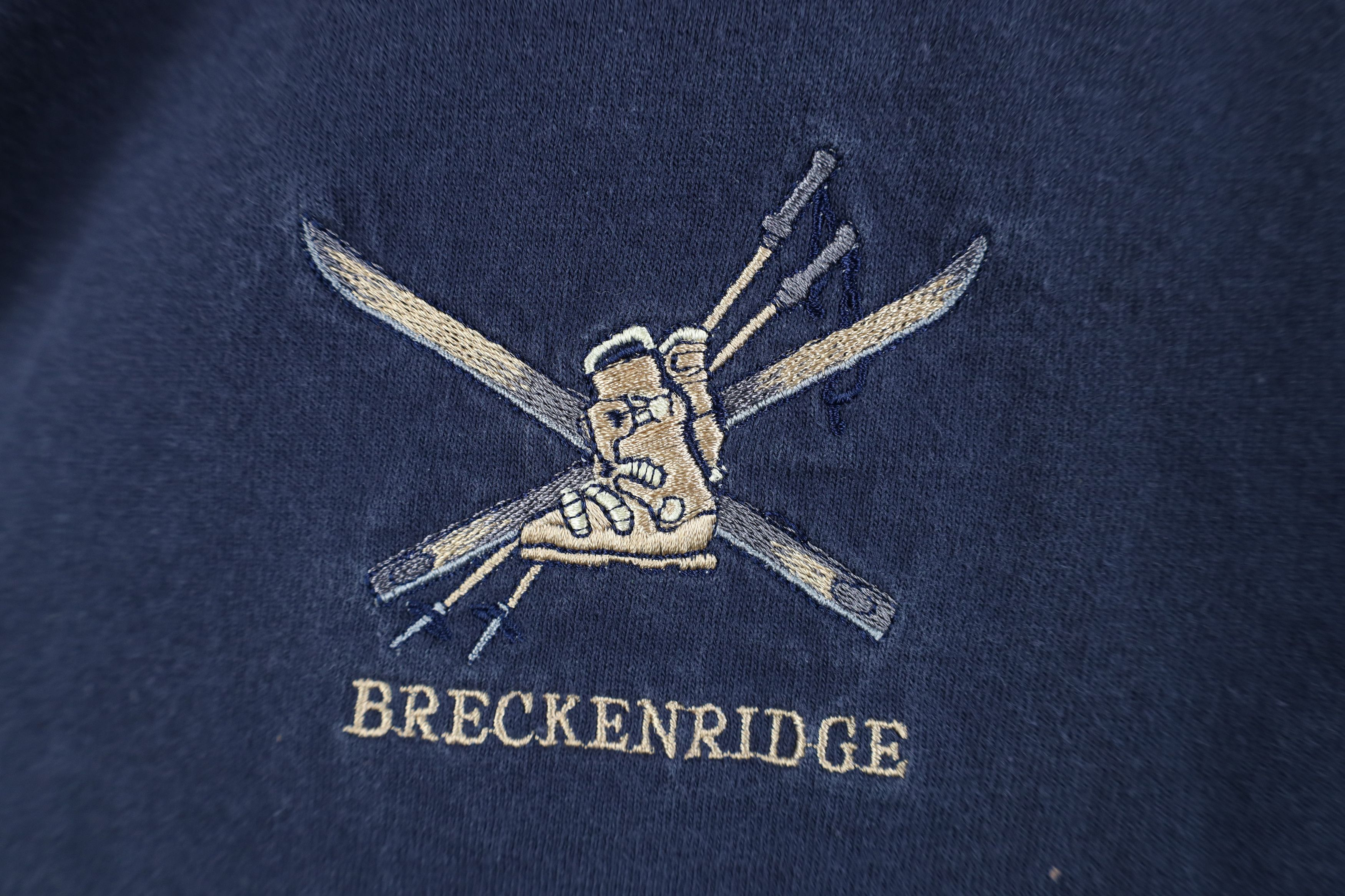 Vintage Vintage 90s Y2K Ski Skiing Breckenridge Long Sleeve T-Shirt Size US M / EU 48-50 / 2 - 4 Thumbnail