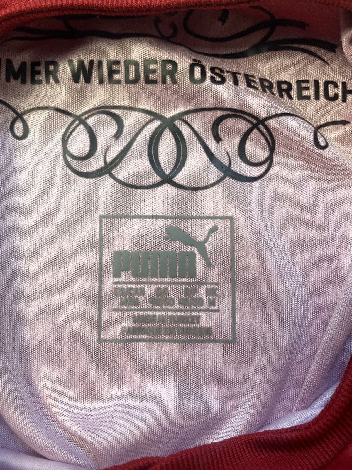 Puma AUSTRIA 2015 2016 HOME FOOTBALL SHIRT SOCCER JERSEY PUMA M Size US M / EU 48-50 / 2 - 6 Thumbnail