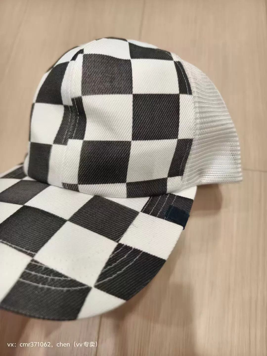Visvim VISVIM 19 ICT GY Cap 2nd Black/White Check OS Size ONE SIZE - 2 Thumbnail