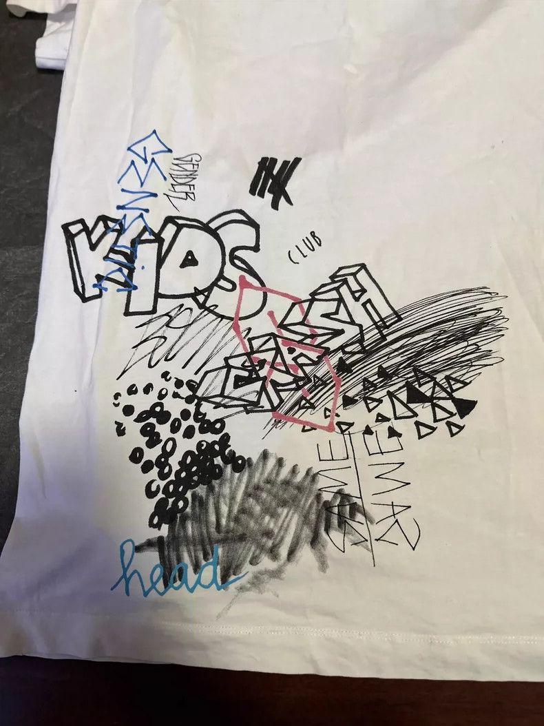 Maison Margiela Maison Margiela Graffiti short sleeves logo short sleeves Size XS / US 0-2 / IT 36-38 - 2 Thumbnail