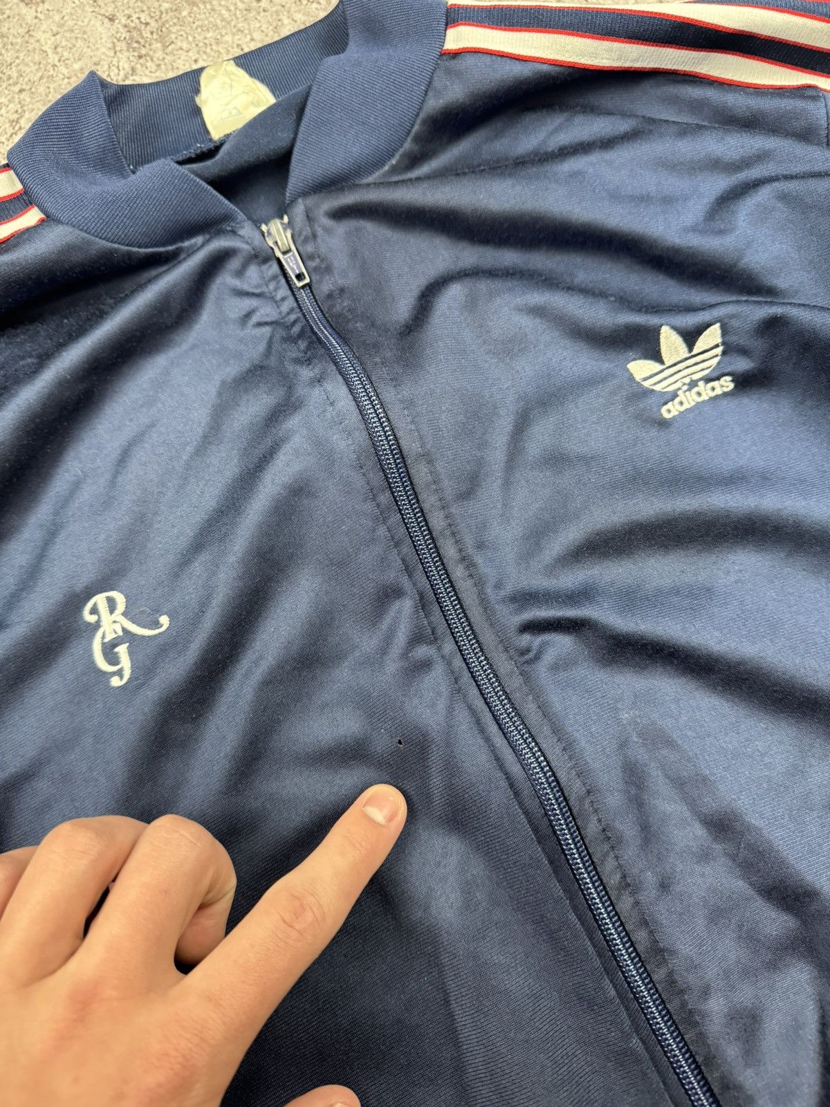 Adidas Vintage 1980’s Adidas Ruud Gullet Track jacket Navy blue OG Size US M / EU 48-50 / 2 - 5 Thumbnail