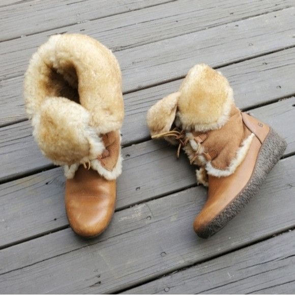 Born Born Nome Camel Honey Tan Suede Leather Shearling Rancher Es Size US 10 / IT 40 - 9 Thumbnail