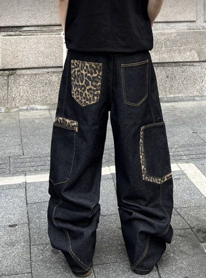 Jean Fukuoka x Hioki Baggy Patcwork Wide Leg Jeans Size US 30 / EU 46 - 8 Thumbnail
