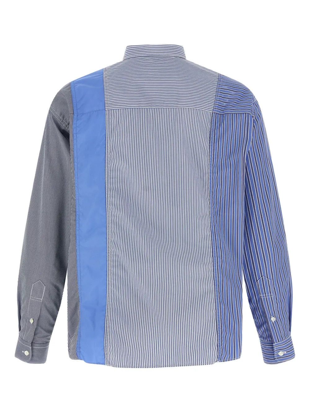 Comme des Garcons Homme o1tko10326 Reconstructed Stripe Shirt in Multicolor Size US S / EU 44-46 / 1 - 2 Thumbnail
