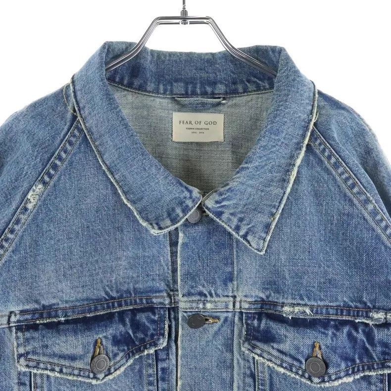 Fear of God Fear of God 4th Season Blue Bull Jacket Second Batch Size L / US 10 / IT 46 - 3 Thumbnail