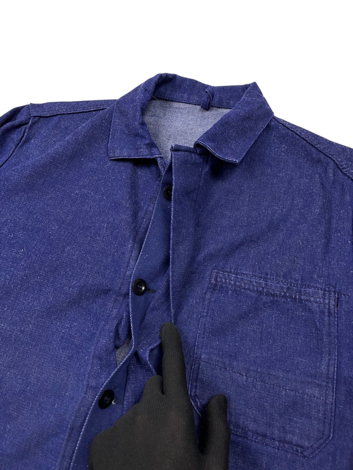 Le Laboureur Vintage 60s Sanfor Jacket French Chore Coat Vetra Workwear Size US M / EU 48-50 / 2 - 3 Thumbnail