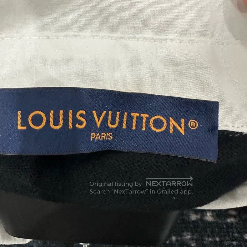 Louis Vuitton Louis Vuitton Full-print jacquard knit Polo long sleeve Size US M / EU 48-50 / 2 - 4 Thumbnail
