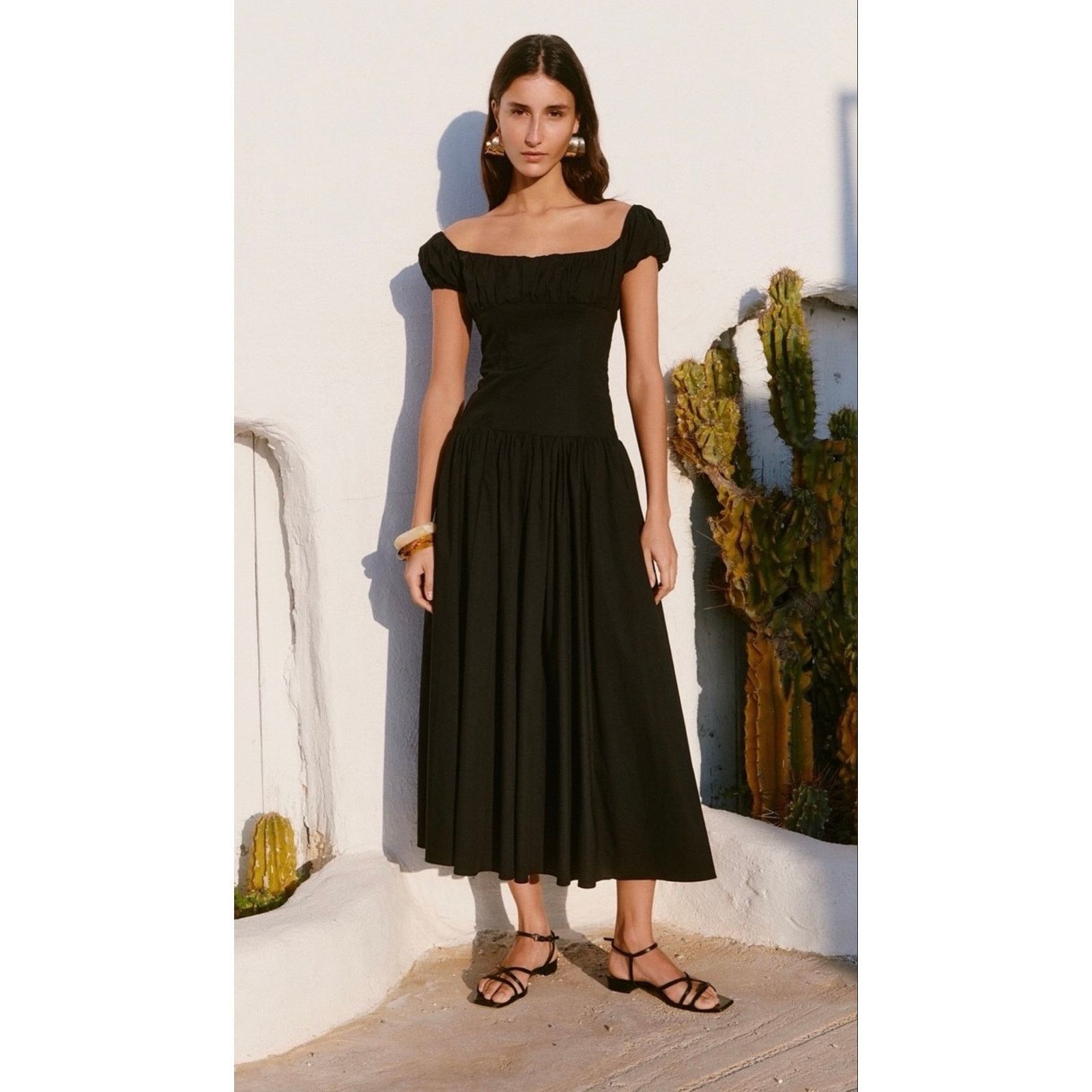 CAROLINE CONSTAS Caroline Constas Augusta Drop Waist Maxi Dress size M $460 Size M / US 6-8 / IT 42-44 - 1 Thumbnail