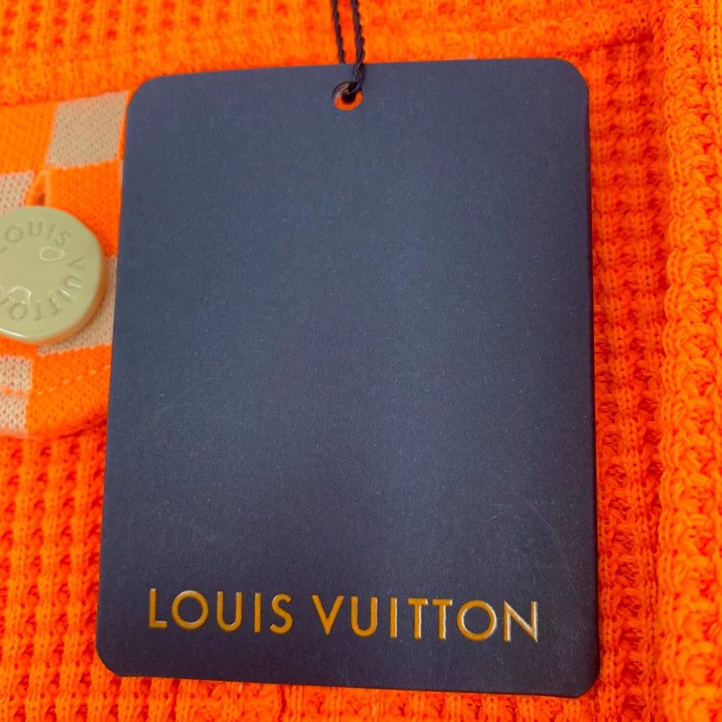 Louis Vuitton Louis Vuitton Tangerine Checker Lapel Single Breasted Long Size US M / EU 48-50 / 2 - 6 Thumbnail