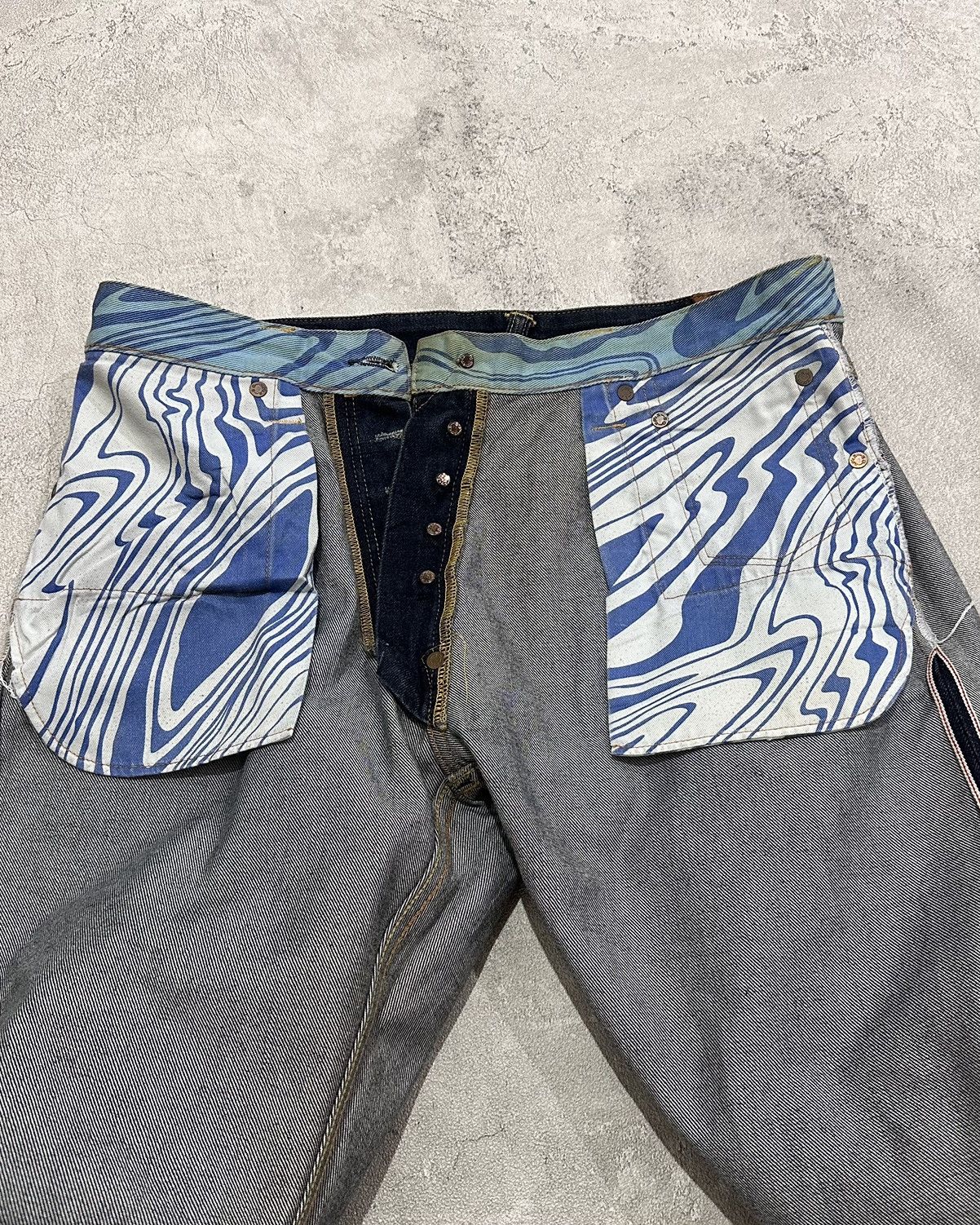 Evisu Evisu Daicock Red Line Selvedge Jeans Size US 34 / EU 50 - 11 Thumbnail