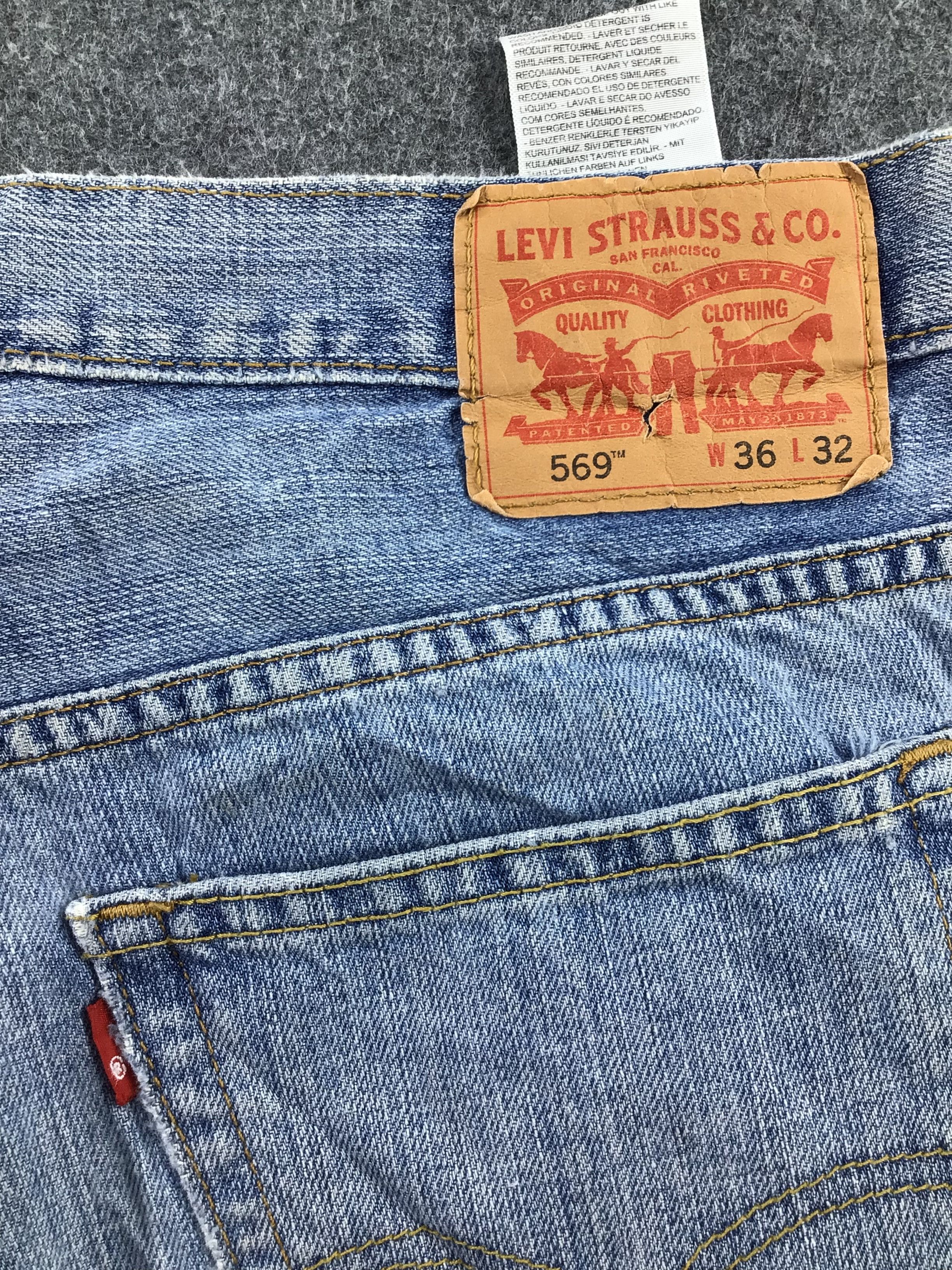 Levi's Vintage Levis 569 Jeans -J807 Size US 38 / EU 54 - 5 Thumbnail