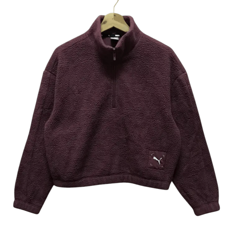 Puma Puma Sherpa Crop Jackets Size M / US 6-8 / IT 42-44 - 1 Thumbnail