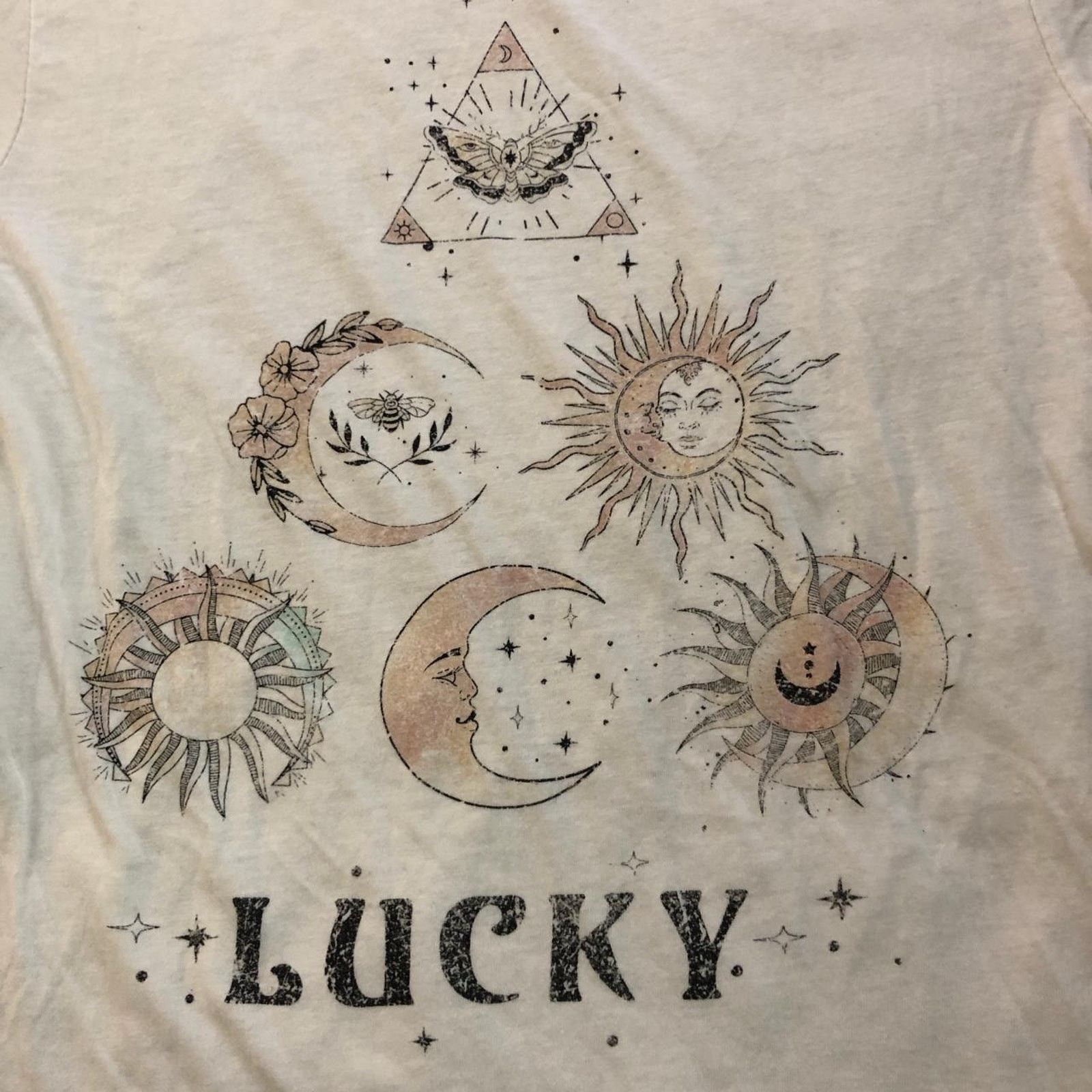 Other Women’s White Astrology ‘Lucky’ Graphic Tee Size XS / US 0-2 / IT 36-38 - 3 Thumbnail
