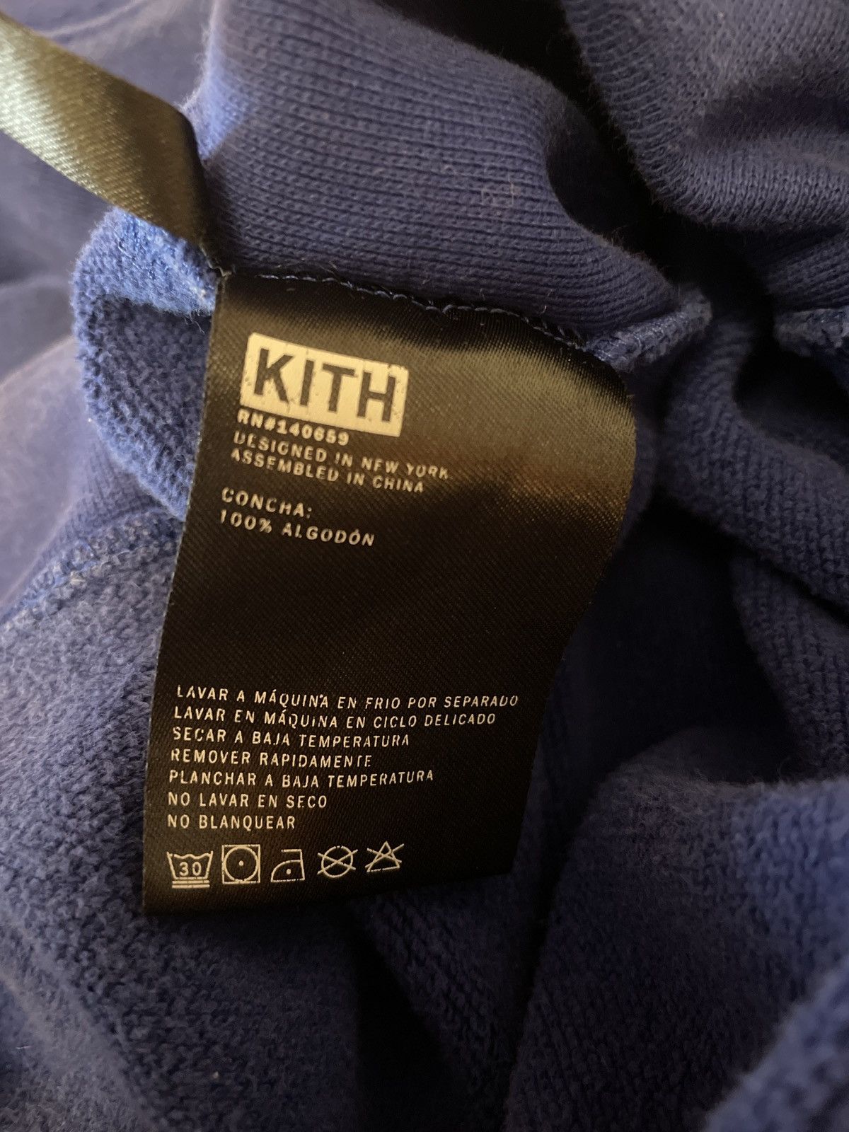 Kith Kith Williams III Royal Blue and White Two Tone Hoodie Size US M / EU 48-50 / 2 - 8 Thumbnail