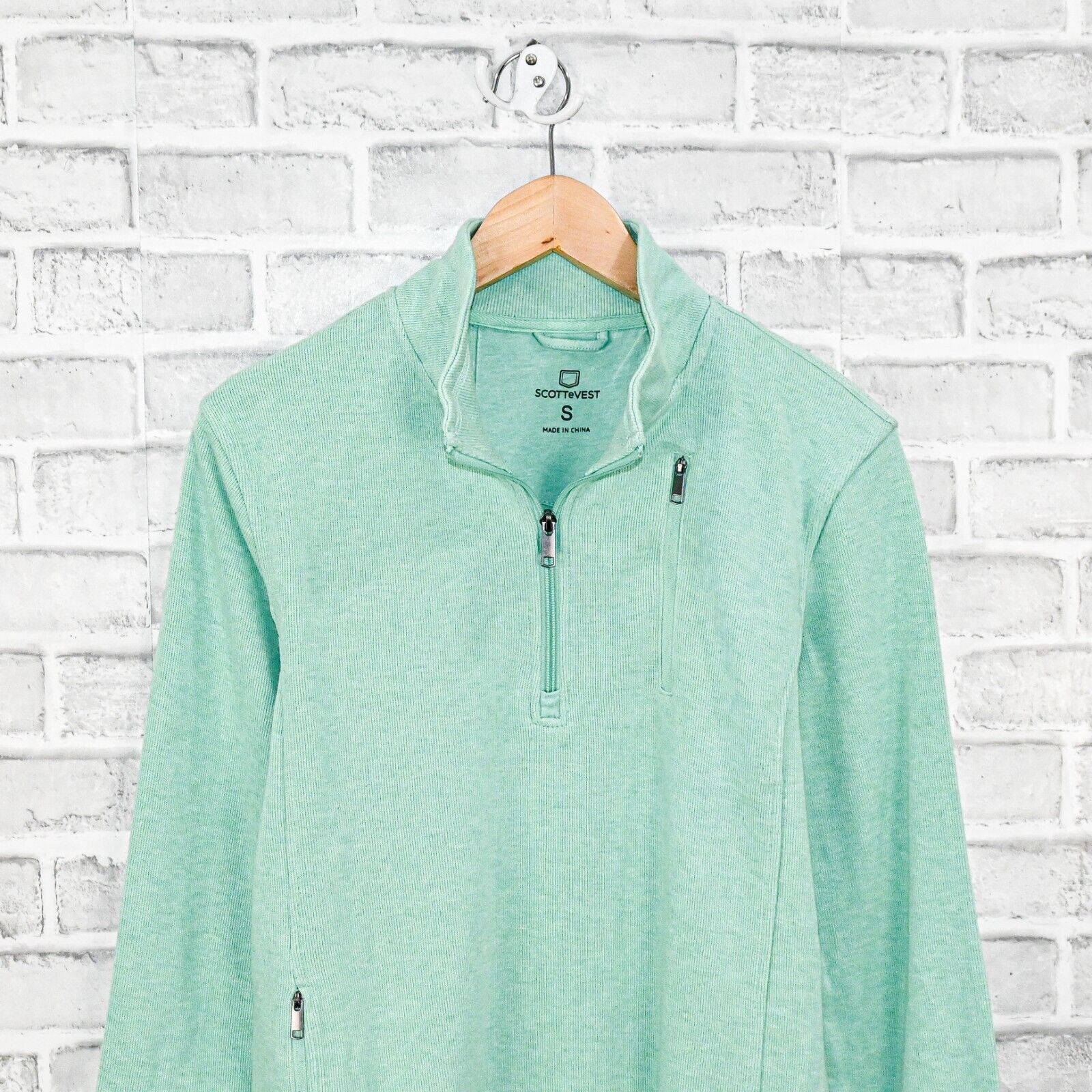 SCOTTeVEST SCOTTeVEST Weekender 2 Pocket 1/4 zip pullover sweater S Size S / US 4 / IT 40 - 3 Thumbnail