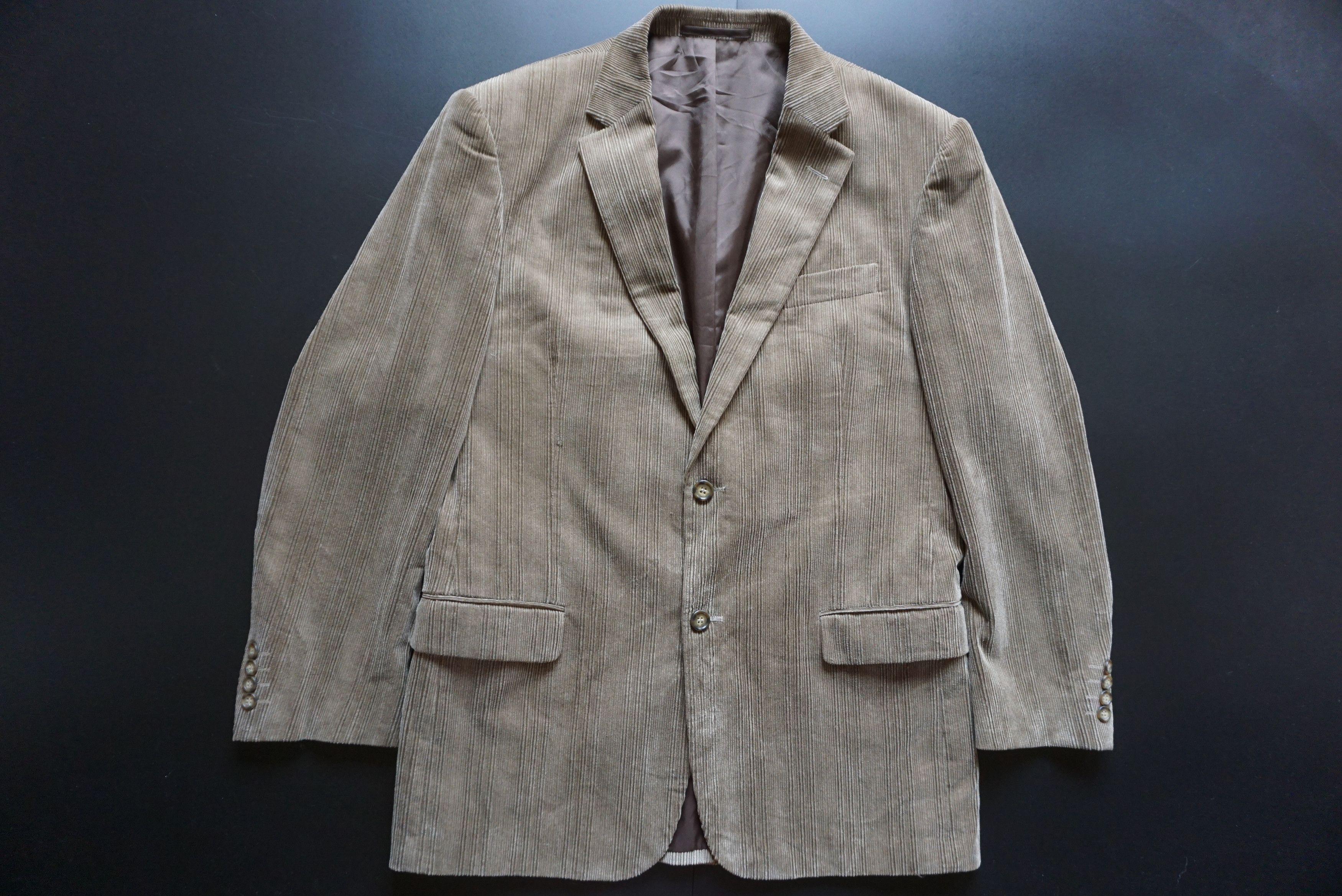 Vintage Rappson L casual jacket 50 UK 40 blazer corduroy cord suit Size 40R - 17 Thumbnail