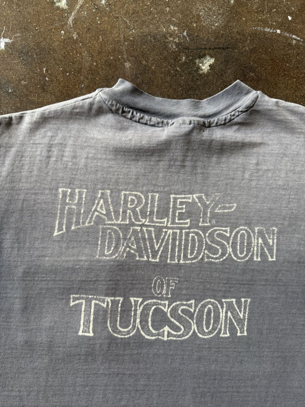 Harley Davidson vintage 80s rare faded harley davidson emblem pocket shirt Size US L / EU 52-54 / 3 - 6 Thumbnail