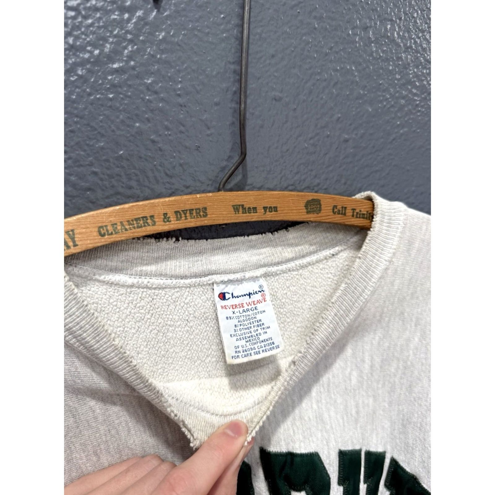 Champion VINTAGE Champion Reverse Weave Purdue University Gray Sweatshirt XL Men 90s Reversible Pullover Sewer Size US XL / EU 56 / 4 - 2 Thumbnail