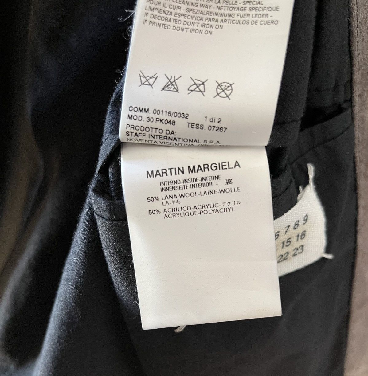 Maison Margiela FW03 Contrast Collar Bomber in Grey Suede Size US L / EU 52-54 / 3 - 12 Thumbnail