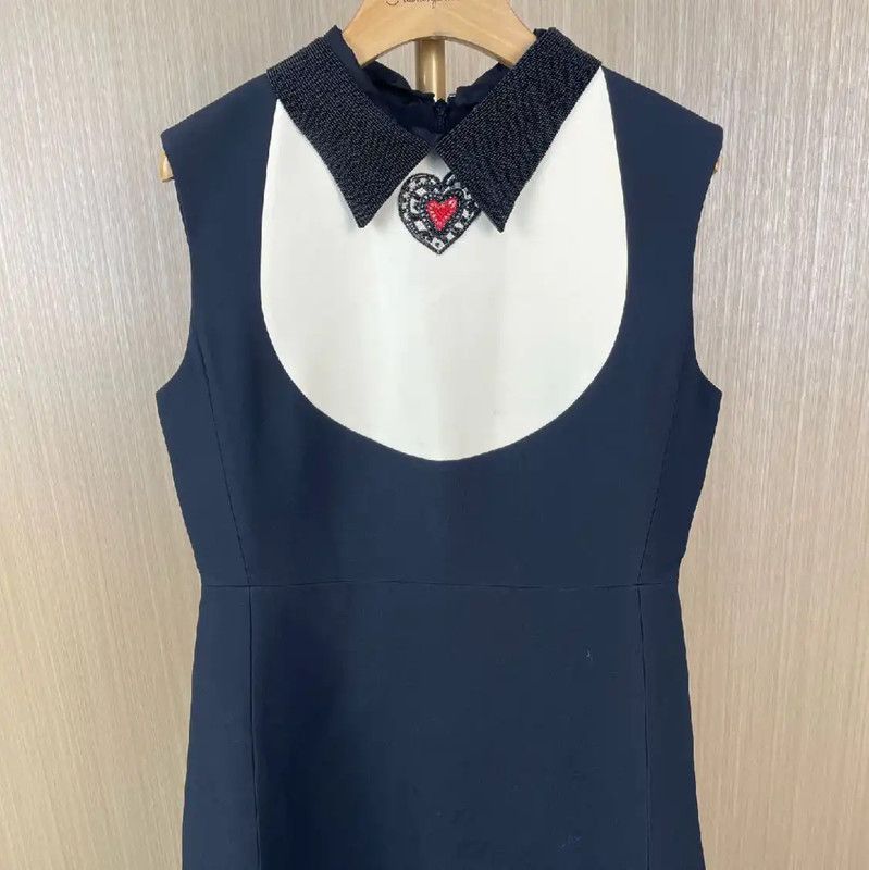 Dior Dior Colorblock Wool Dress in XL Size 0089 Size XL / US 12-14 / IT 48-50 - 1 Thumbnail