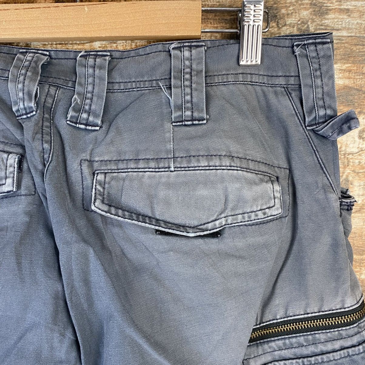 Japanese Brand DL G Ground Gray Cargo Multipocket Pants #C1288 Size US 32 / EU 48 - 20 Thumbnail