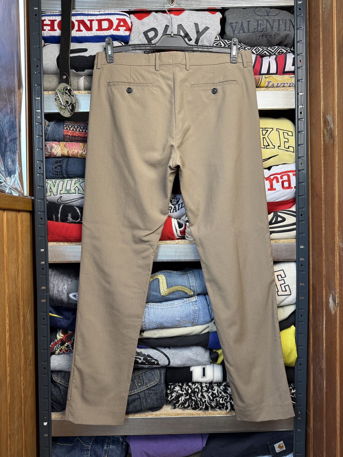 AMI AMI Beige Casual Pants Size US 34 / EU 50 - 2 Thumbnail