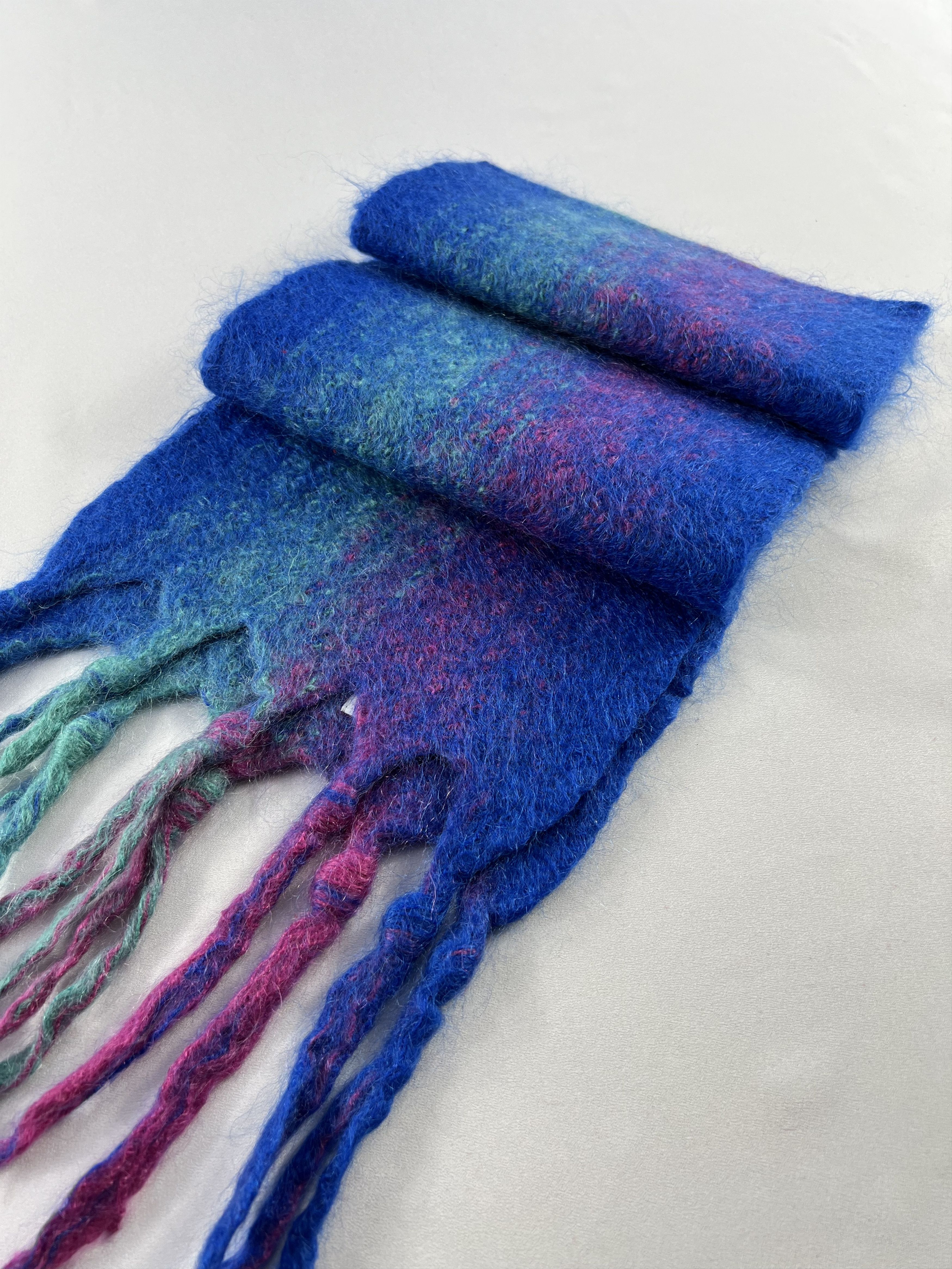 Vintage St Alban Mohair Scarf / Muffler / Neckwear P989 Size ONE SIZE - 2 Thumbnail