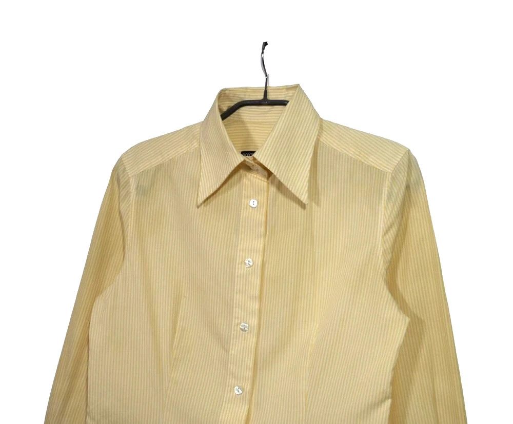 Dolce & Gabbana Share Dolce & Gabbana Womens Striped Shirt Sz 42 Yellow Size M / US 6-8 / IT 42-44 - 2 Thumbnail