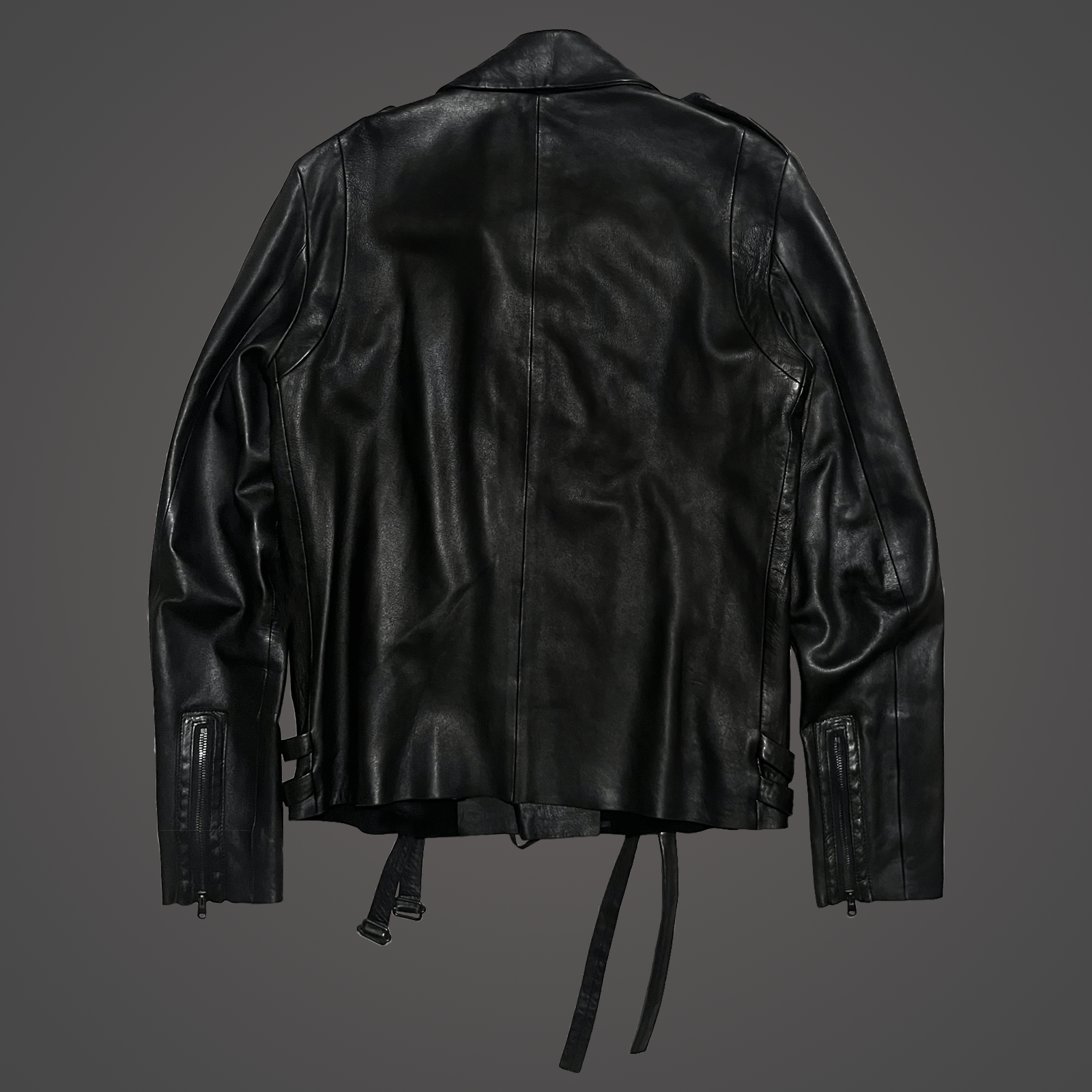 Number (N)ine Number (N)ine SS06 Lambskin Leather Biker Jacket Size US M / EU 48-50 / 2 - 2 Thumbnail