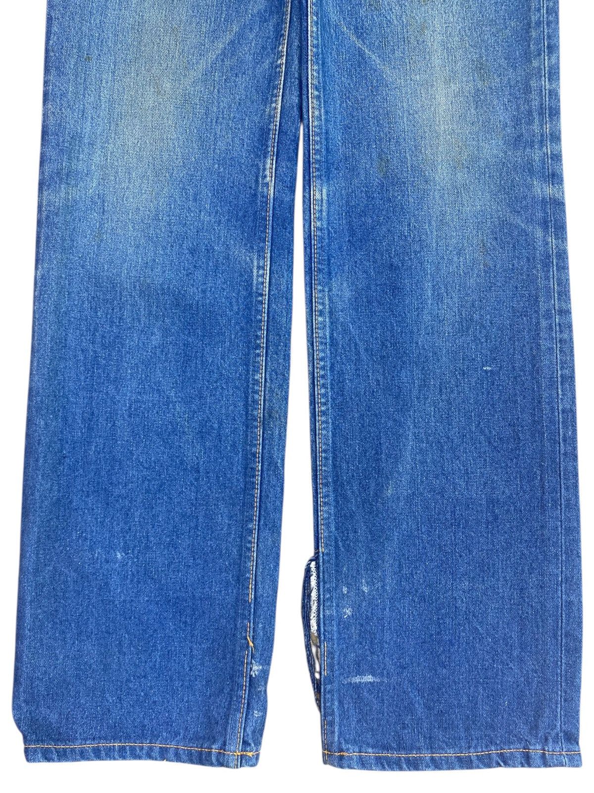 Other Japanese Brand Blue Faded Wash Style Bootcut Jeans Size US 26 / EU 42 - 9 Thumbnail