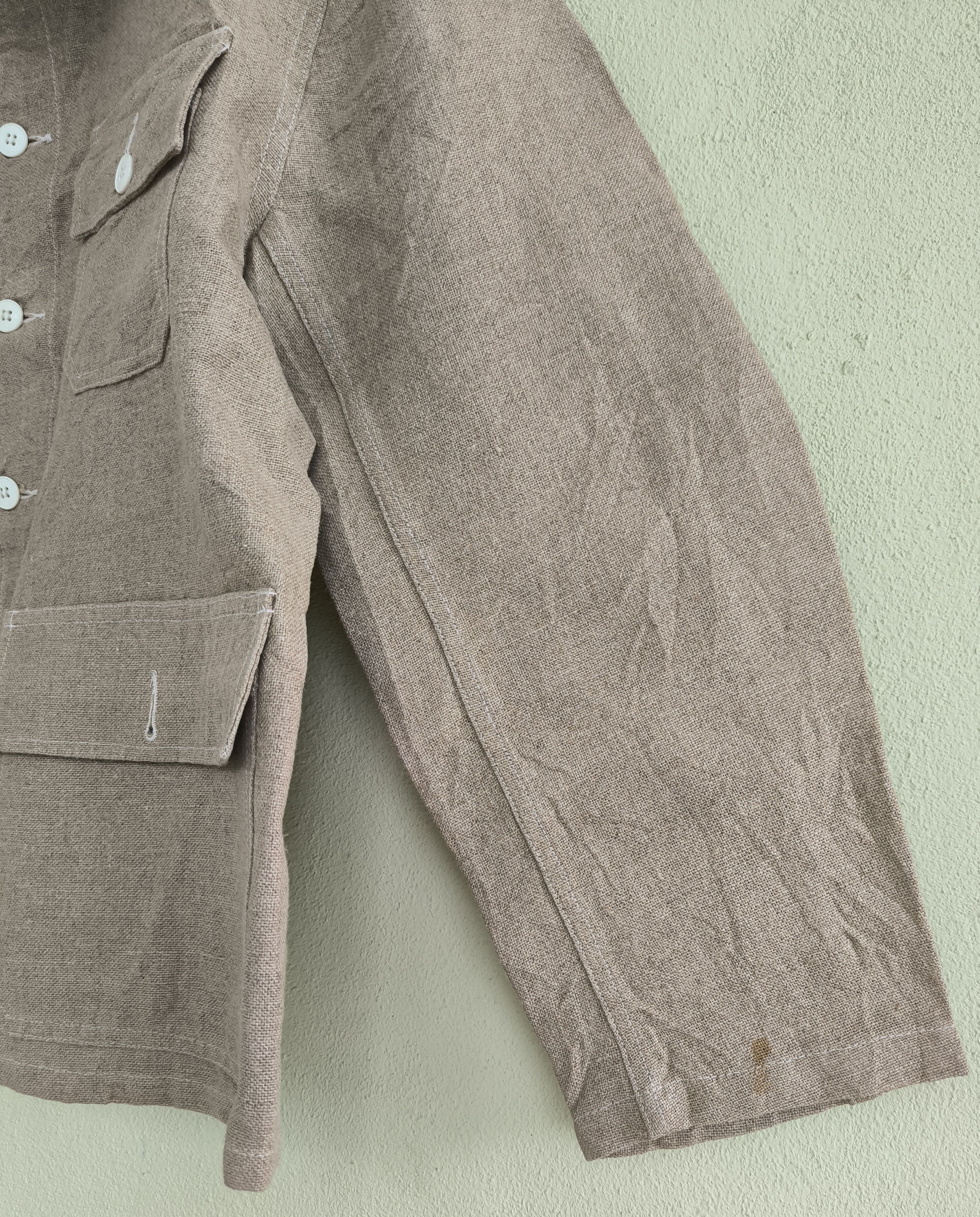 Danton × Vintage Vtg DANTON linen workwear jacket Size US M / EU 48-50 / 2 - 3 Thumbnail