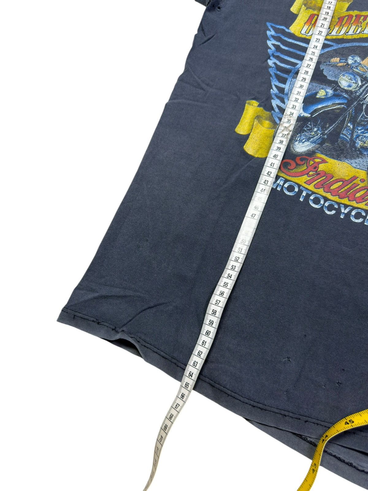 Indian Motorcycle *RARE* VINTAGE INDIAN MOTORCYLE BIKER SUPER FADED USA TEE Size US M / EU 48-50 / 2 - 7 Thumbnail