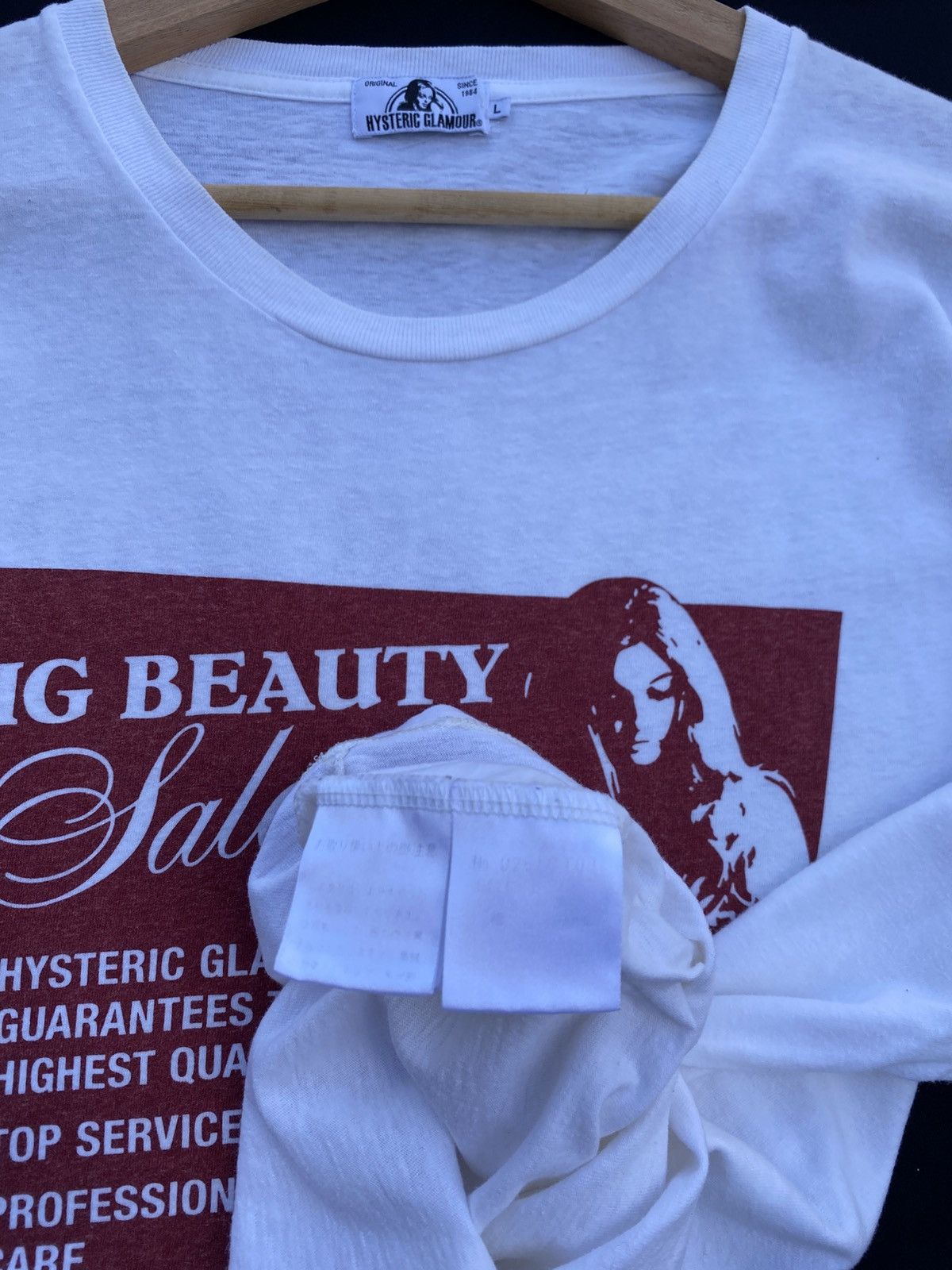 Hysteric Glamour Rare Hysteric Glamour Beauty Salon Tshirt Size US M / EU 48-50 / 2 - 12 Thumbnail