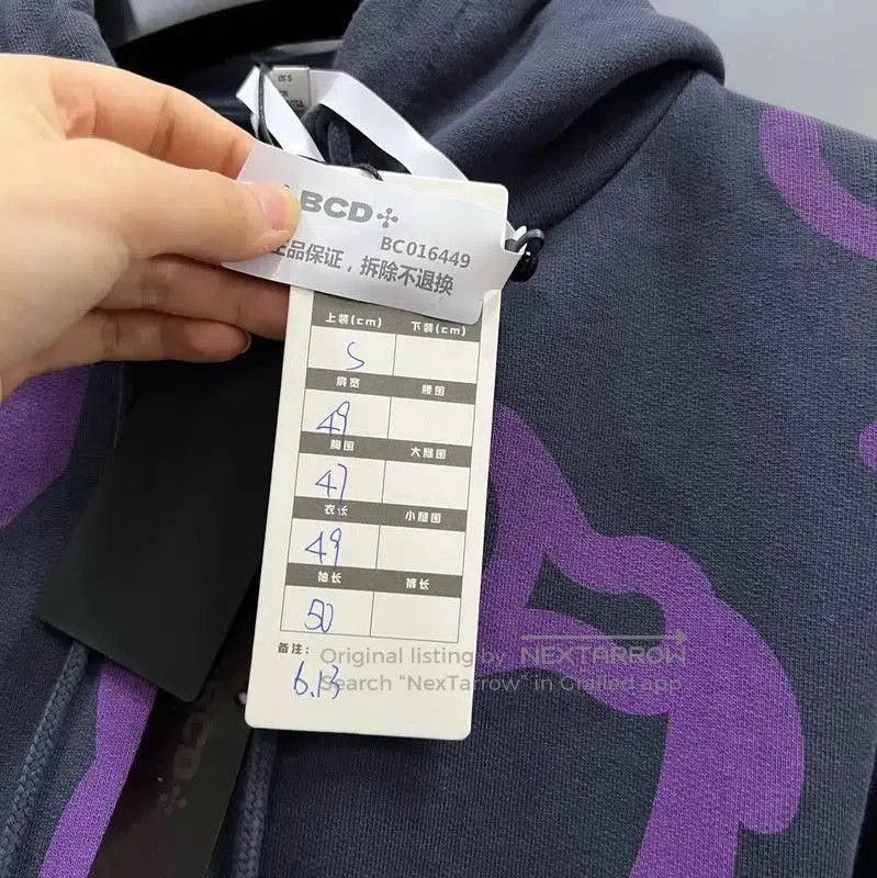 Kenzo KENZO Navy Cotton Women's Cropped Long Sleeve Hoodie . Size S / US 4 / IT 40 - 5 Thumbnail