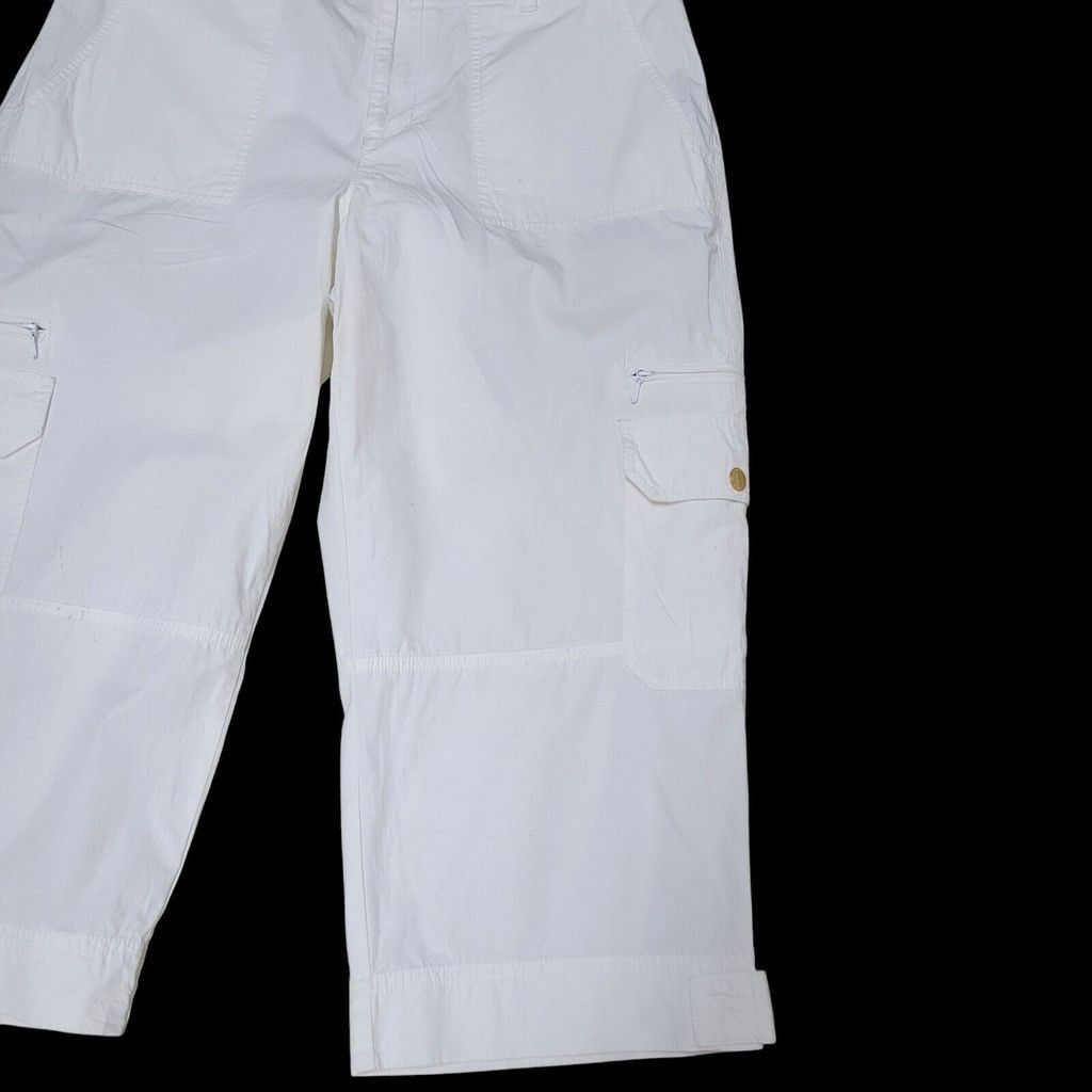 Lauren Ralph Lauren Lauren Ralph Lauren Cargo Capri Pants Size 12 Women's Beige Size 34" / US 12 / IT 48 - 4 Thumbnail