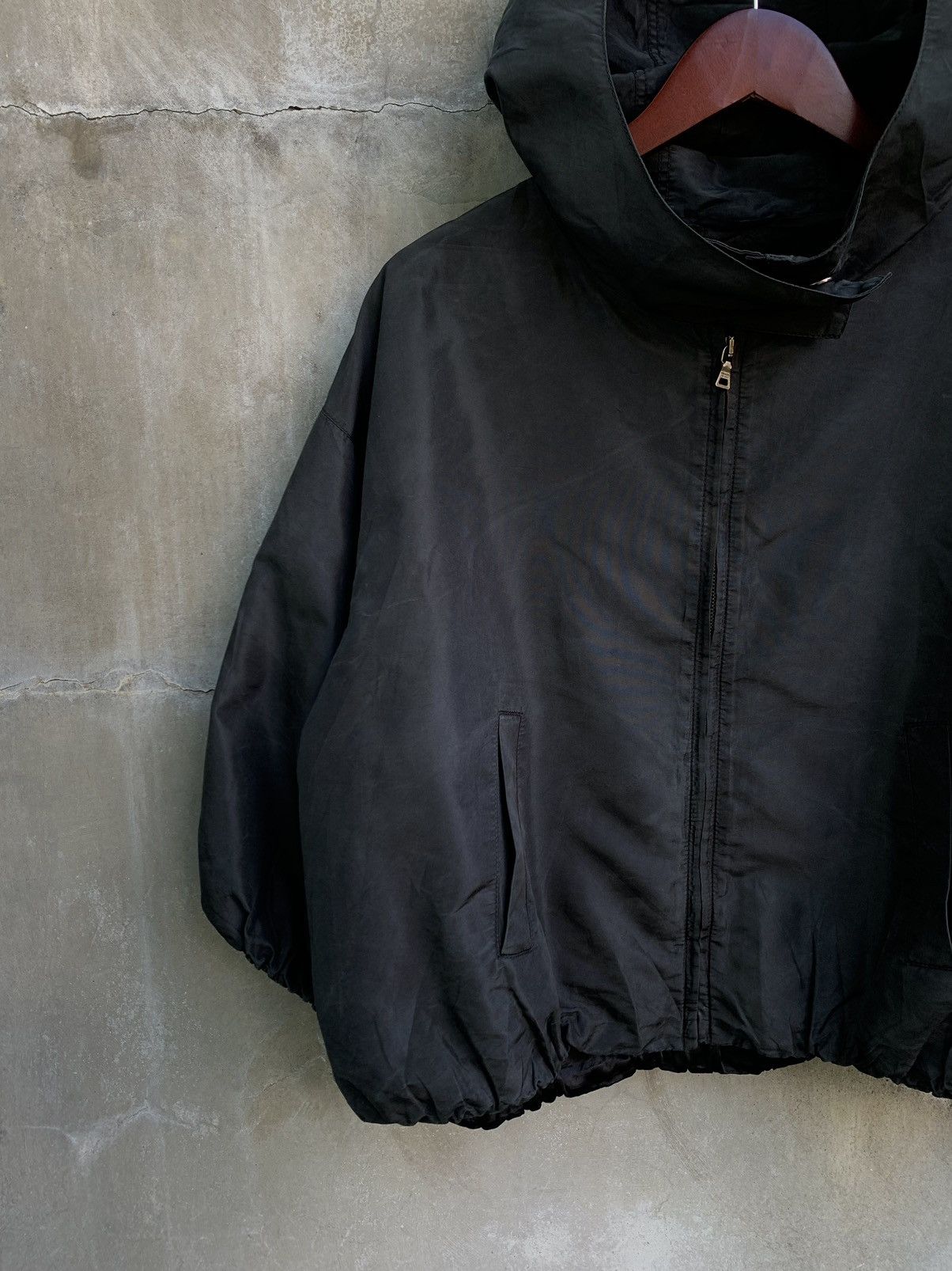 2006 Bubble Cut Cropped Hooded Jacket