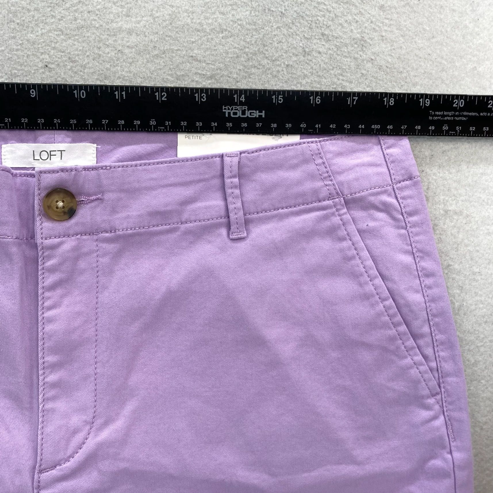 Loft LOFT Monroe Slim Chino Pants Women's 16P Purple Stretch Casual Preppy Travel NWT Size 25" / US 0 / IT 36 - 7 Thumbnail