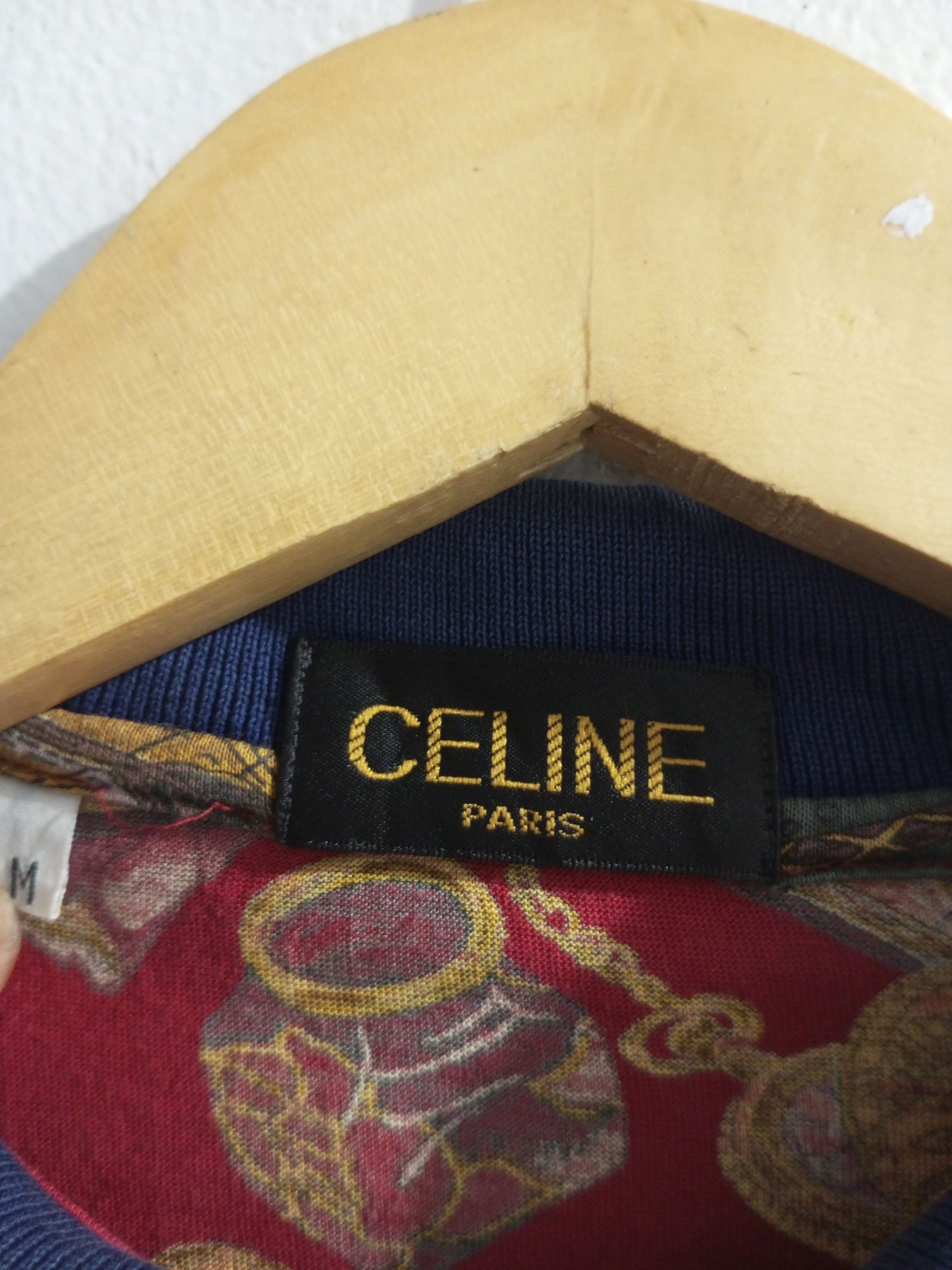 Celine Vintage celine long sleeve polo shirt Size US M / EU 48-50 / 2 - 7 Thumbnail