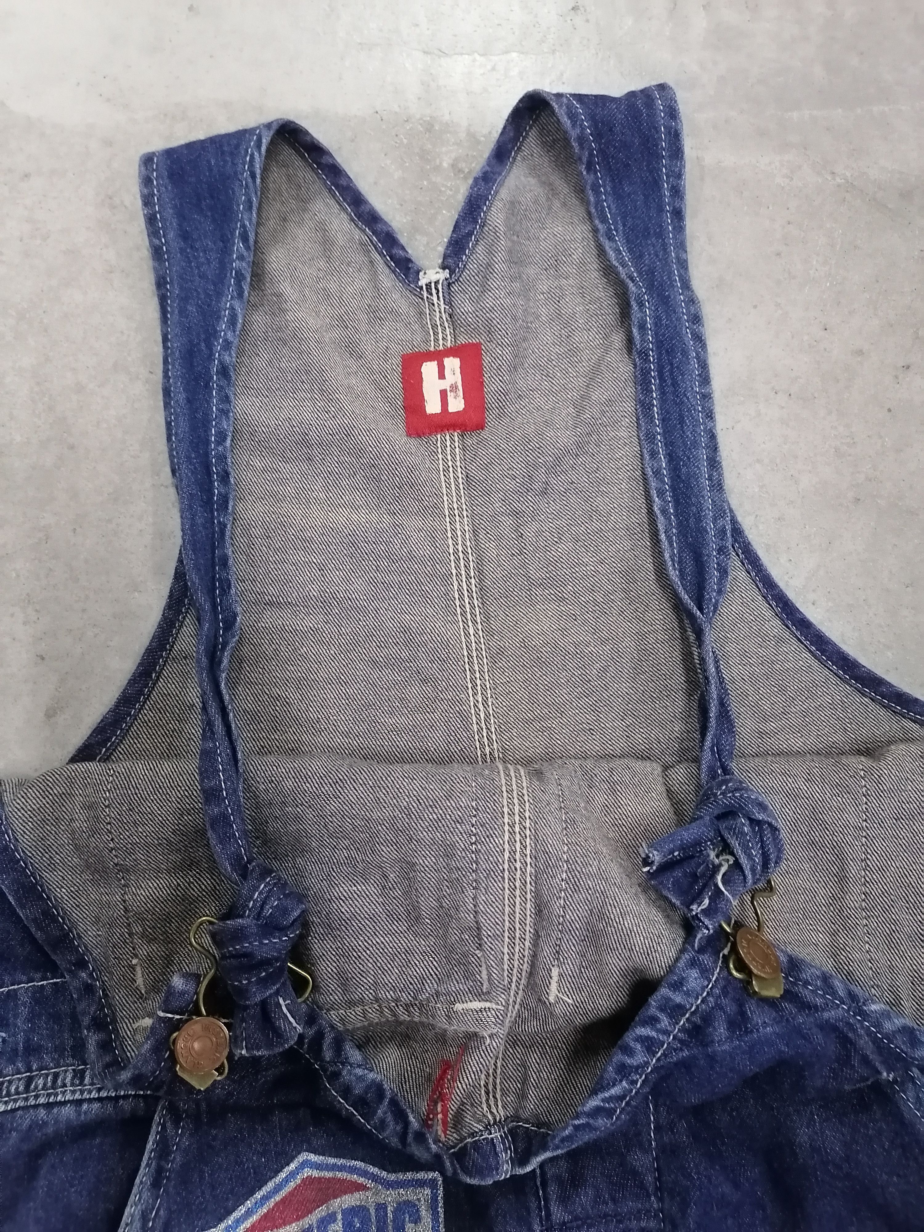Hysteric Glamour × Japanese Brand Hysteric Glamour Distressed Denim Overall Size 33" - 7 Thumbnail