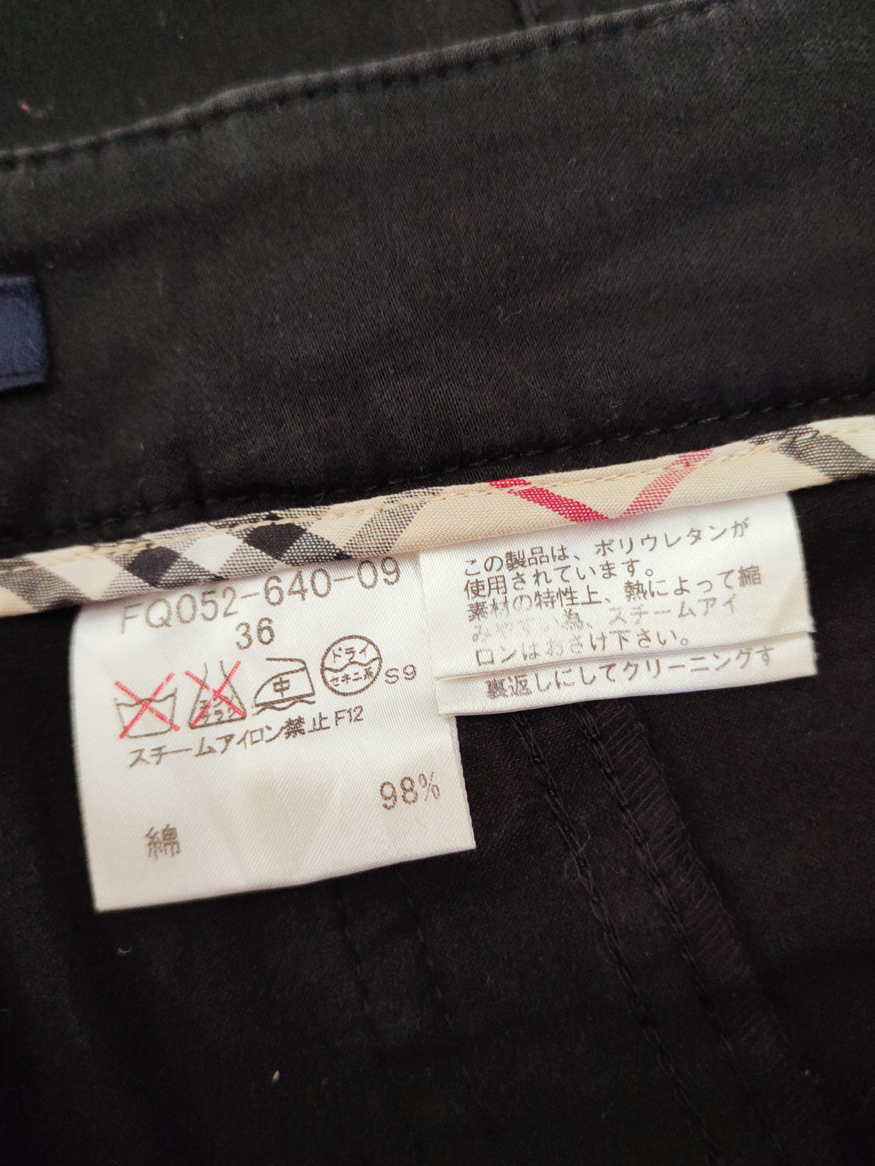 Burberry Burberry Black Multipocket Tactical Cargo Pants #W094 Size 27" / US 4 / IT 40 - 13 Thumbnail