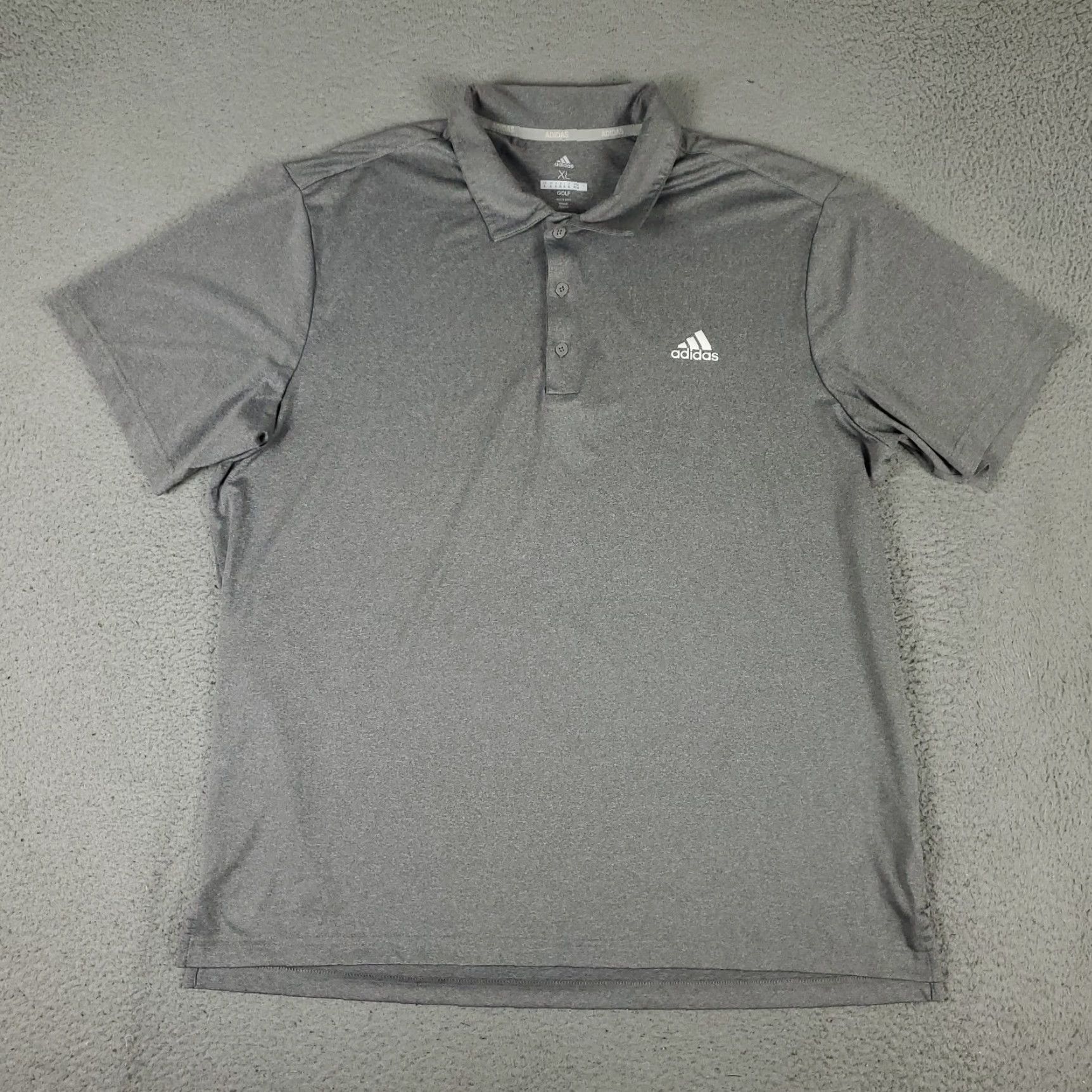 Adidas Adidas Polo Shirt Mens XL Gray Polo Shirt Casual Golf Short Sleeve Size US XL / EU 56 / 4 - 2 Thumbnail