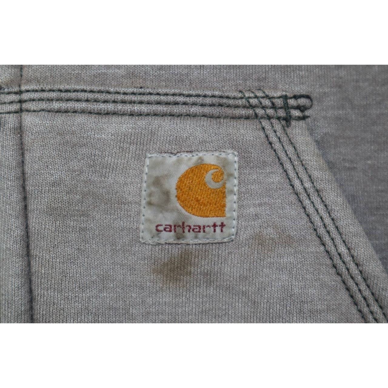 Carhartt Vintage Carhartt Men’s XL Full-Zip Hoodie Faded Gray Thermal Size US XL / EU 56 / 4 - 6 Thumbnail