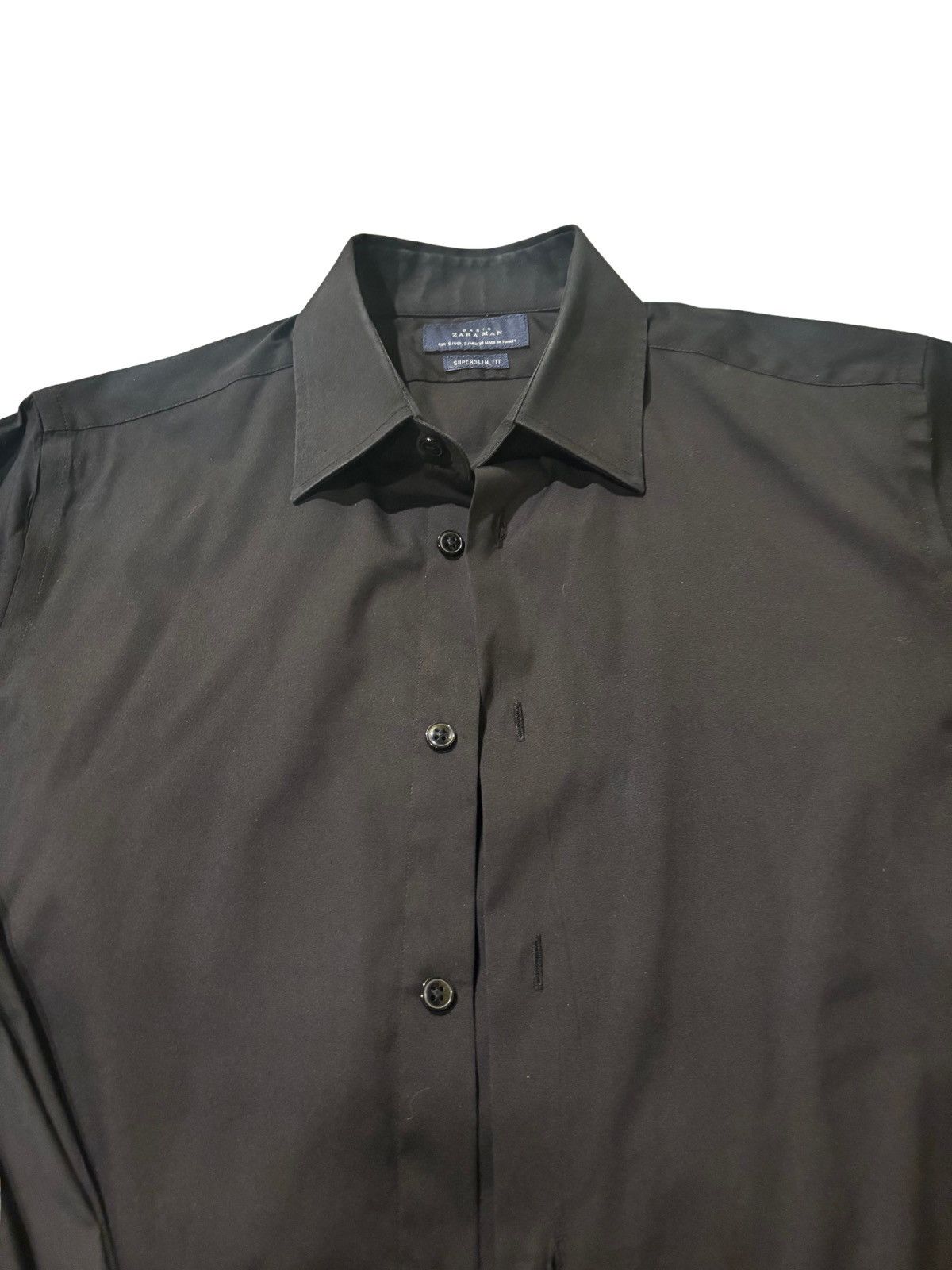 Zara Men’s black dress shirt.mt0219 Size US S / EU 44-46 / 1 - 2 Thumbnail